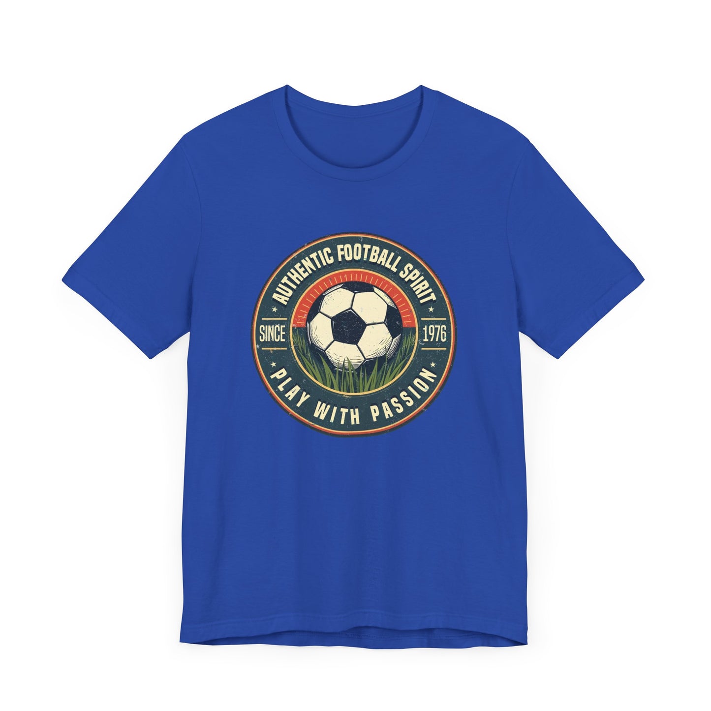 Retro Soccer Badge Tee, Vintage Football Graphic Shirt, Classic Sports Fan Top, Game Day Retro Look, Soccer History Gift Shirt