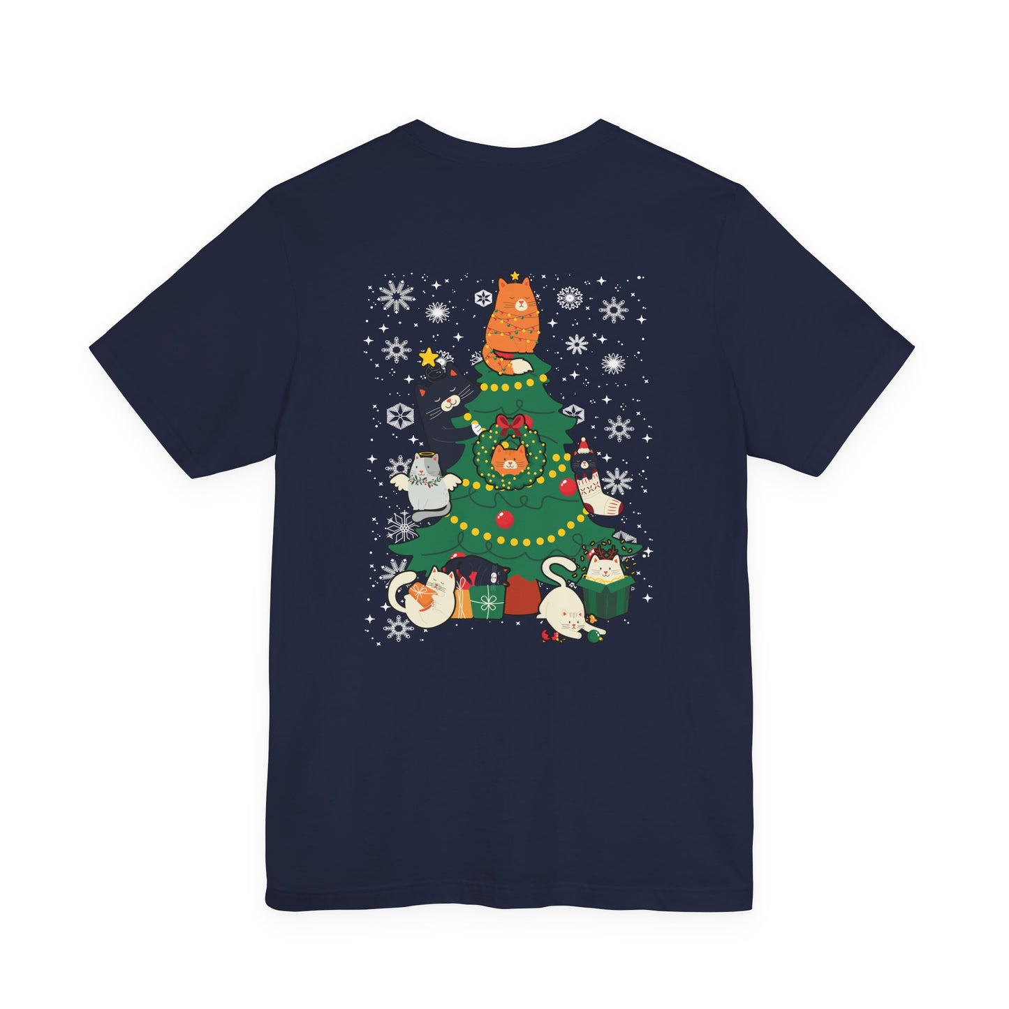 Christmas Cats Holiday Tree T-Shirt