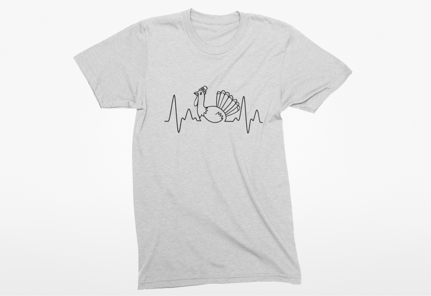 Heartbeat Turkey Graphic T-Shirt