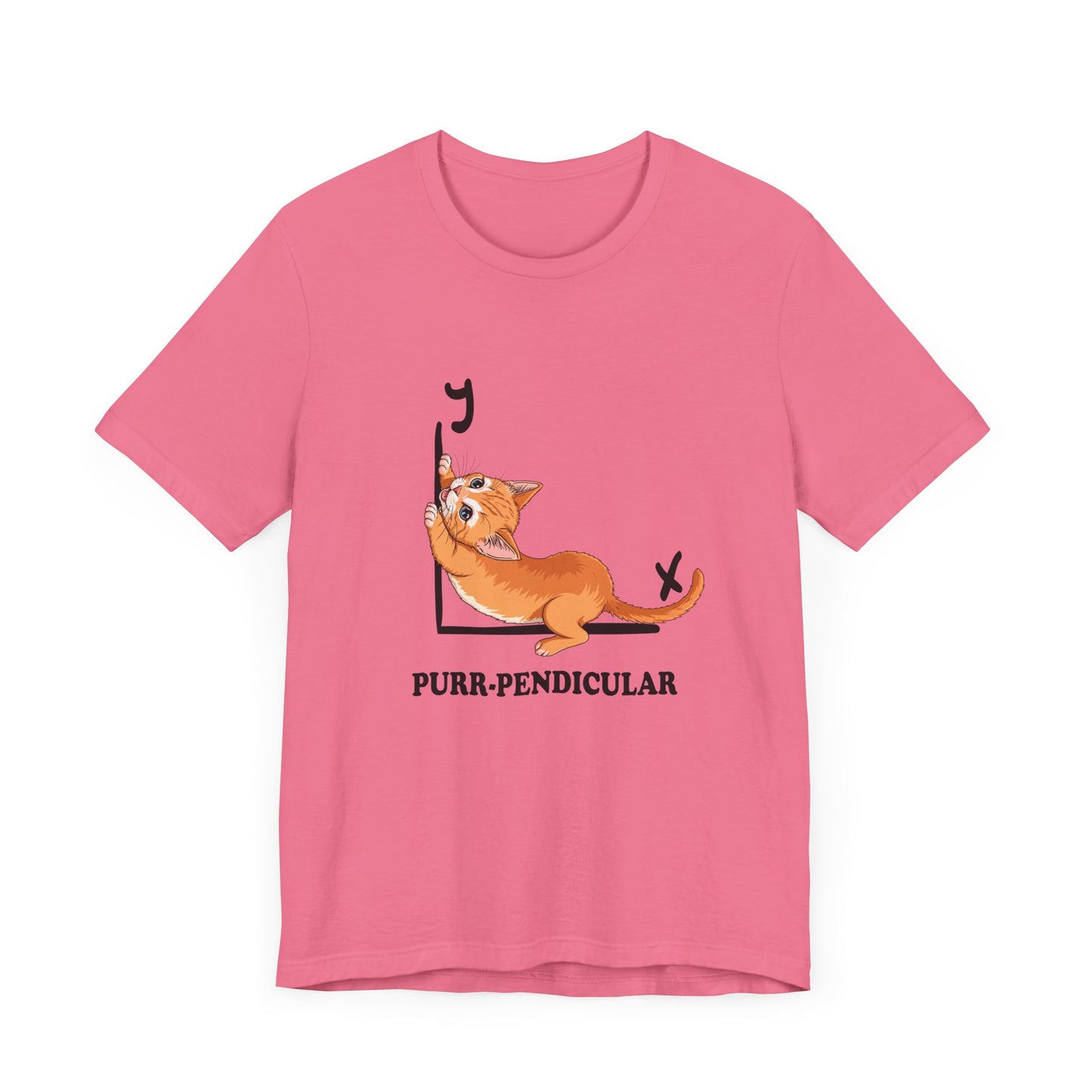 Math Cat Pun Shirt – Purr-pendicular Perpendicular Lines Graphic