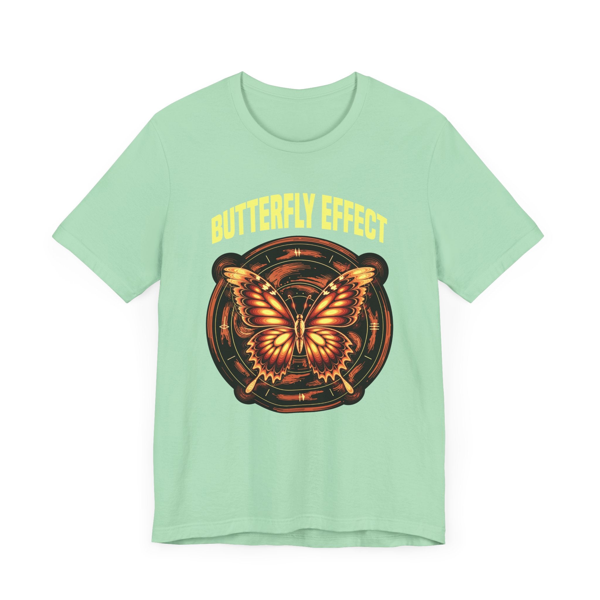 Warning Butterfly Effect Ahead Tee, Sci-Fi Chaos Shirt, Time Shift Graphic Tee, Multiverse Humor Top, Cause and Effect Gift