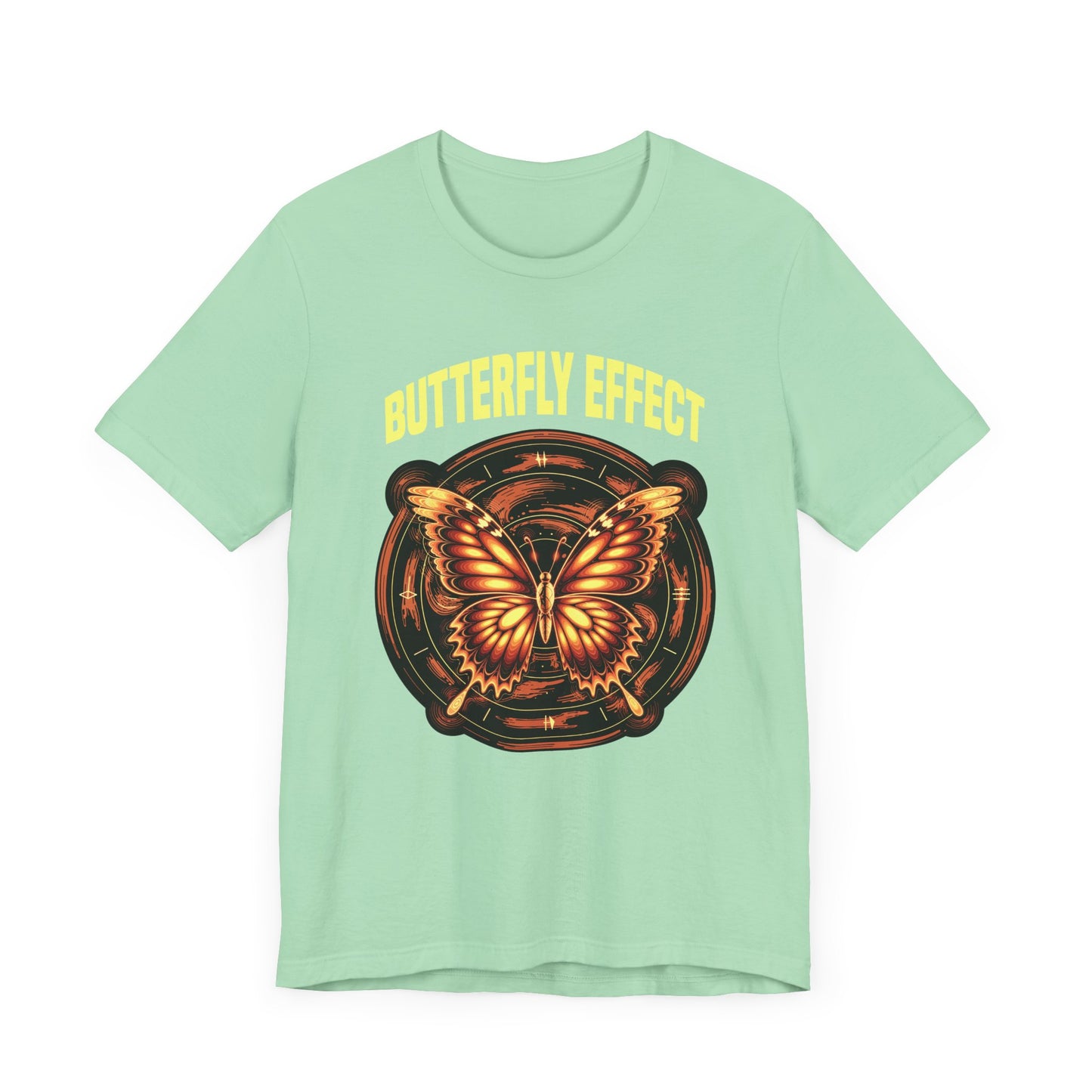 Warning Butterfly Effect Ahead Tee, Sci-Fi Chaos Shirt, Time Shift Graphic Tee, Multiverse Humor Top, Cause and Effect Gift