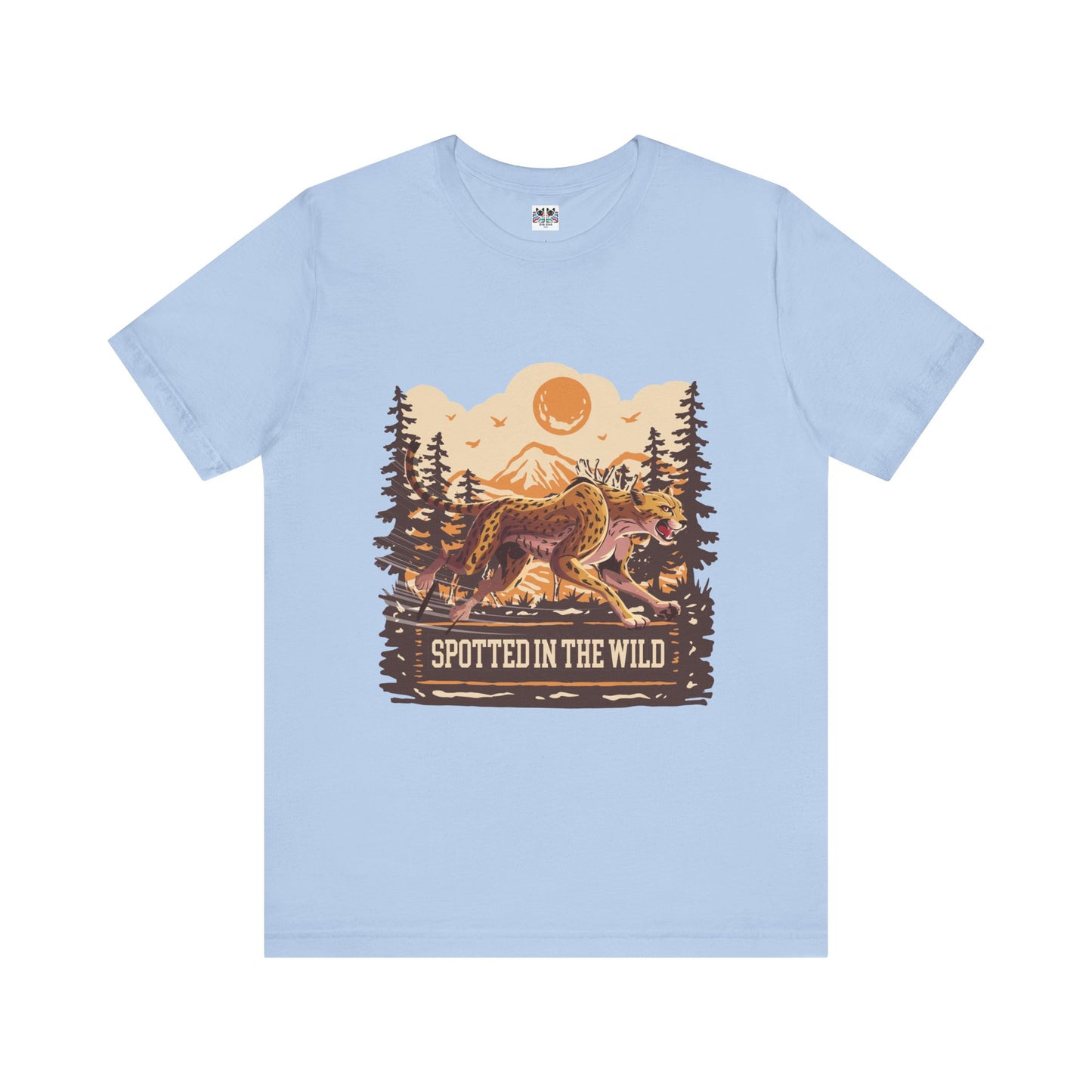 Spotted in the Wild Cheetah Forest Adventure T-Shirt
