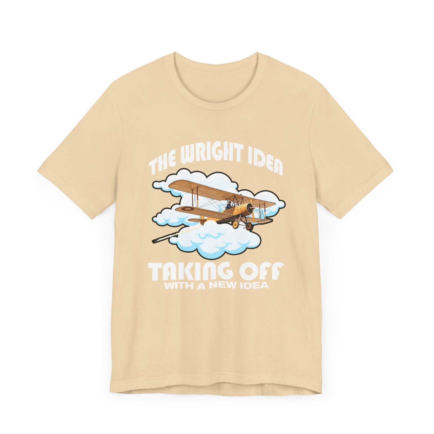The Wright Idea Tee, Aviation Pioneer Shirt, Flight History Graphic Tee, Air Travel Tribute Top, Genius Mind Gift Shirt