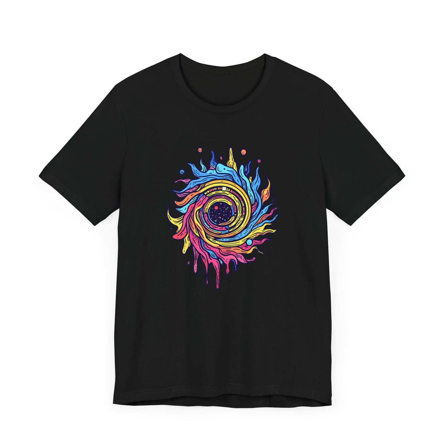 Colorful Sonic Spiral – Vibrant Psychedelic Spiral Graphic T-Shirt