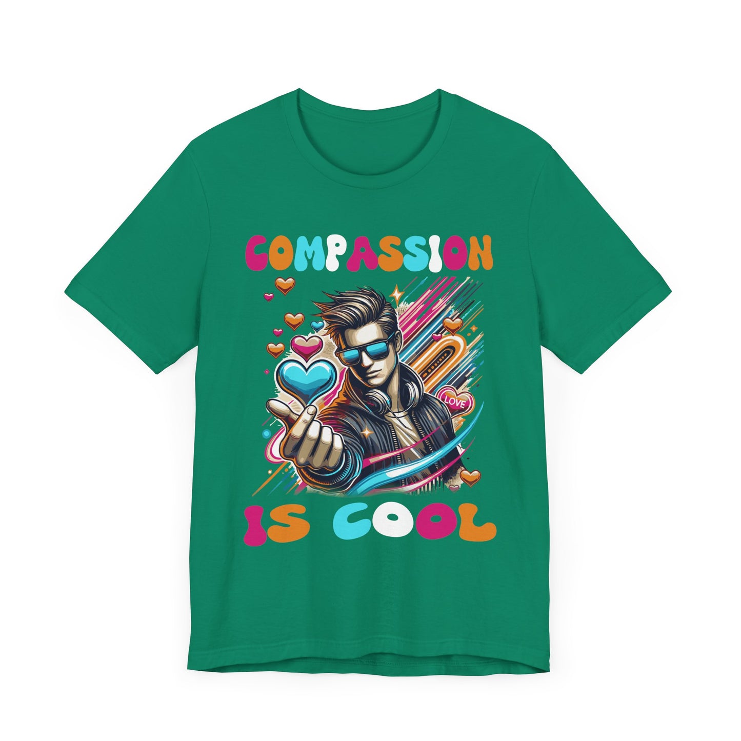 Compassion Is Cool - Kindness Graphic T-Shirt