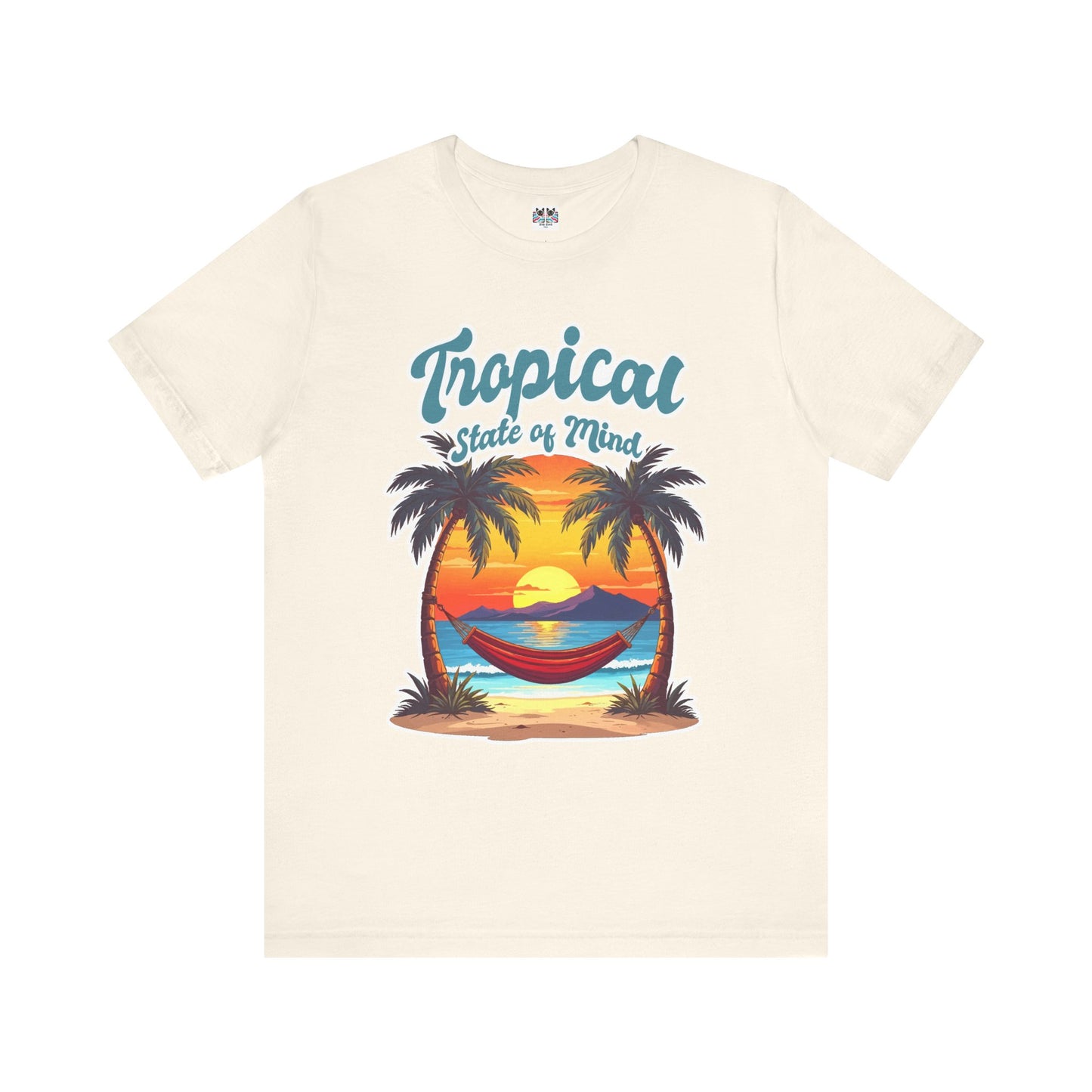 Tropical State of Mind Sunset Hammock Beach T-Shirt