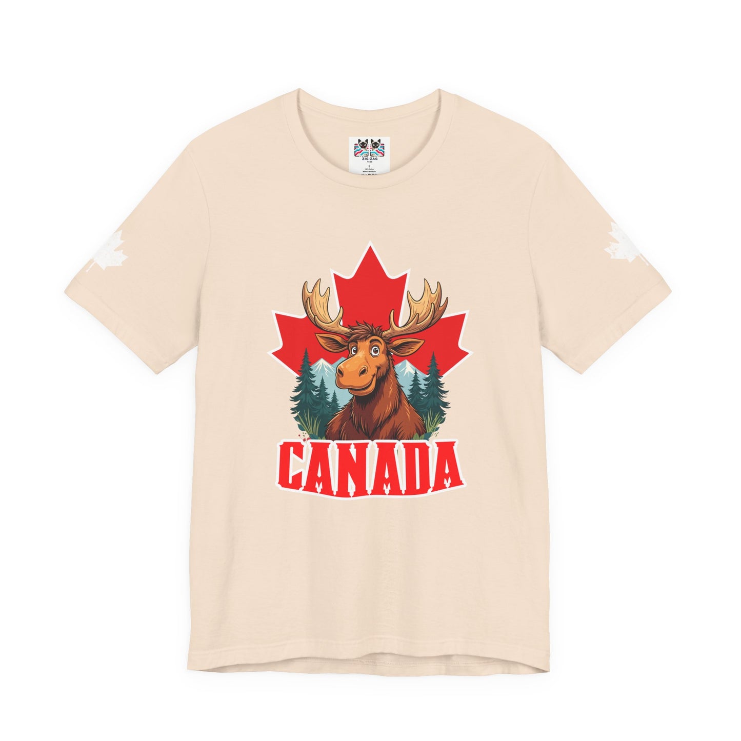 Canada Maple Moose Cartoon T-Shirt