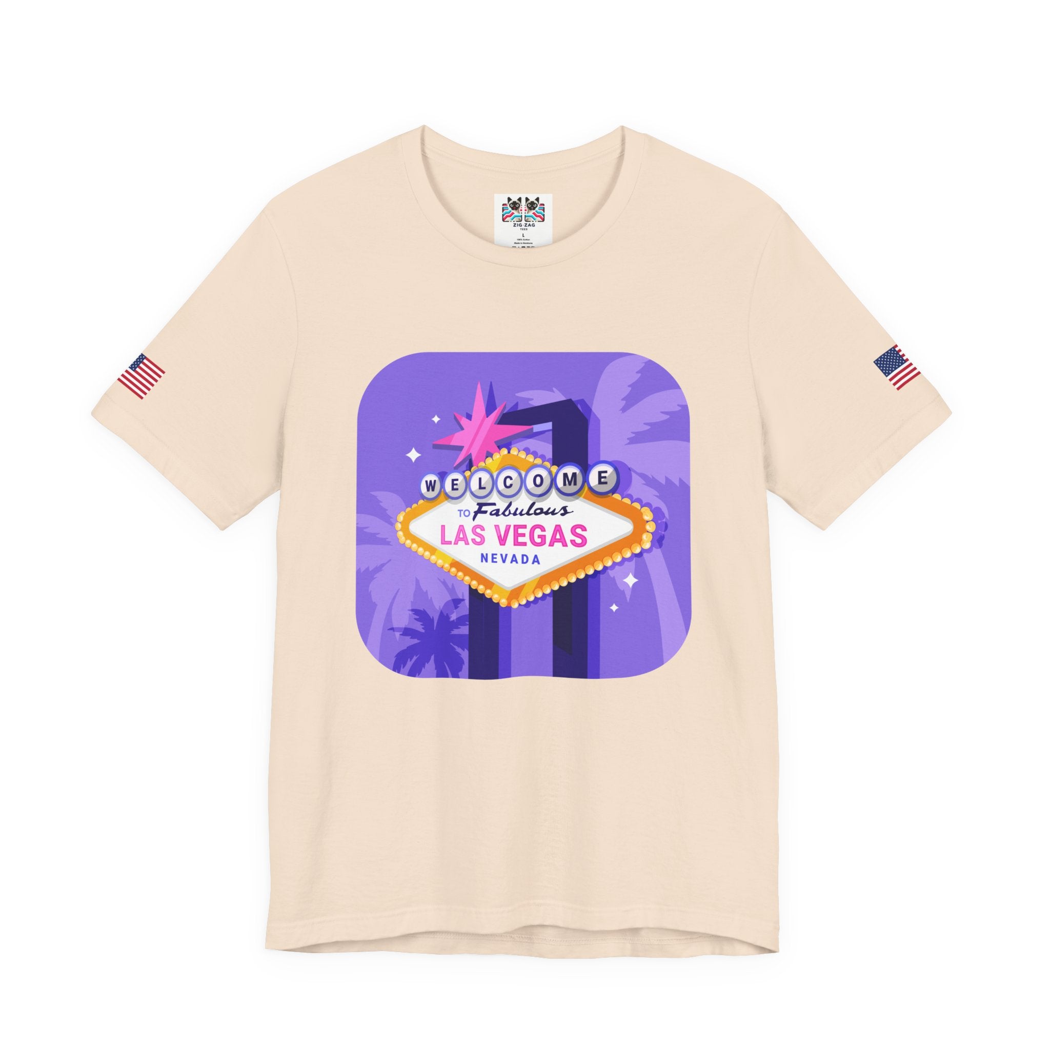 Welcome to Fabulous Las Vegas Nevada Neon Graphic T-Shirt – Vegas Sign Retro Tee