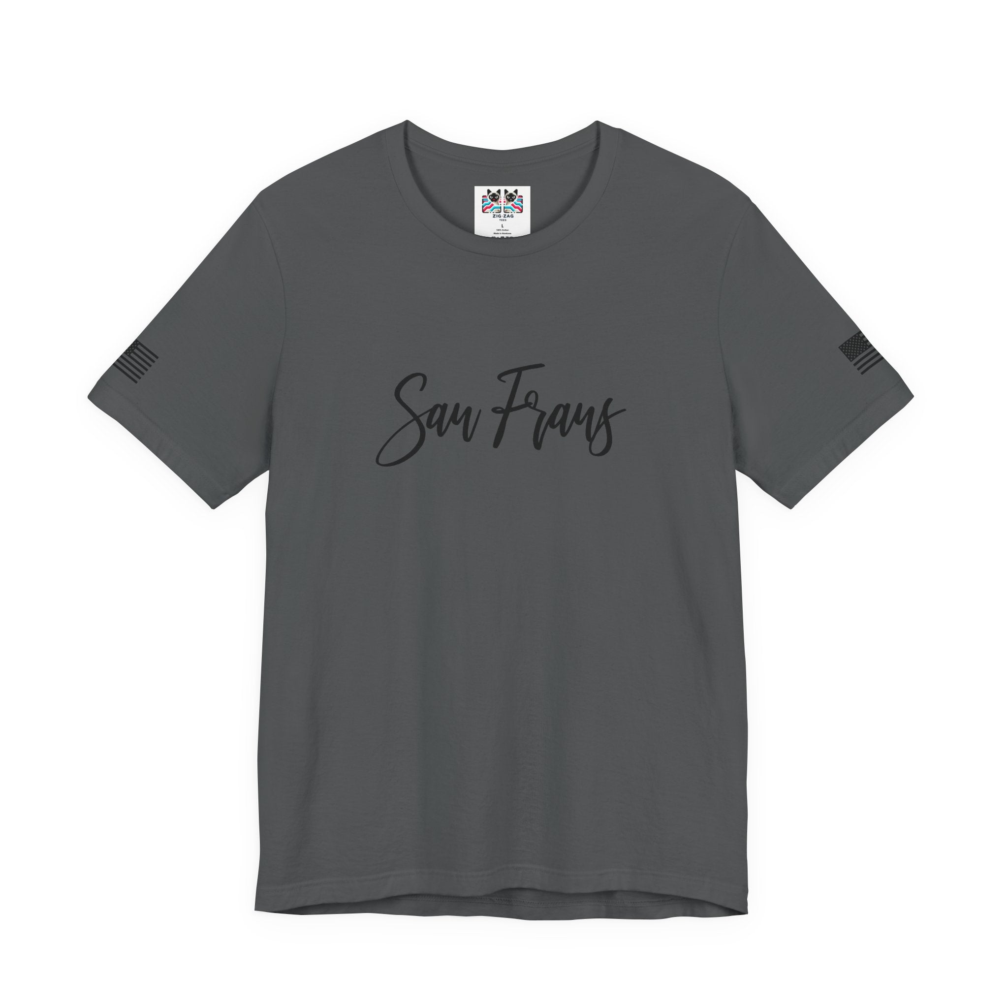 San Frans Script T-Shirt – Cursive Handwriting Style San Francisco Tee