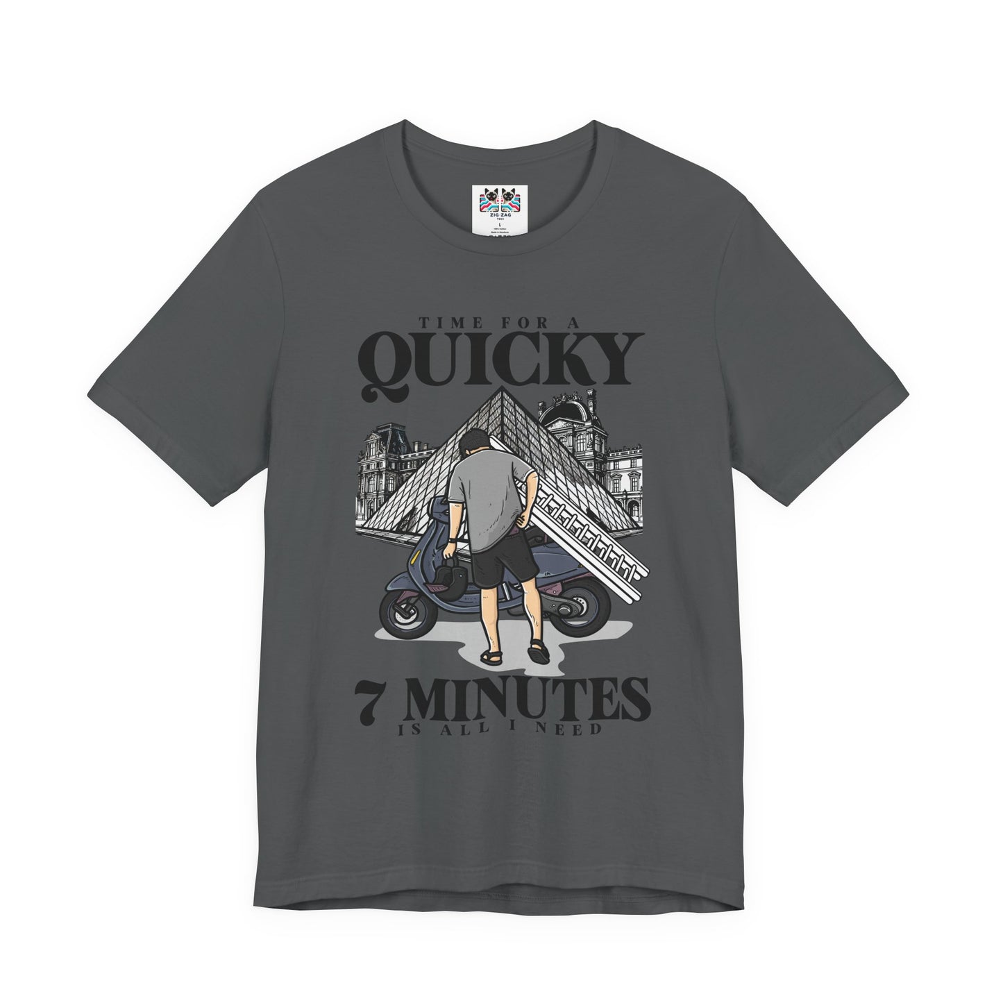 Time for a Quicky – 7 Minutes Louvre Heist T-Shirt