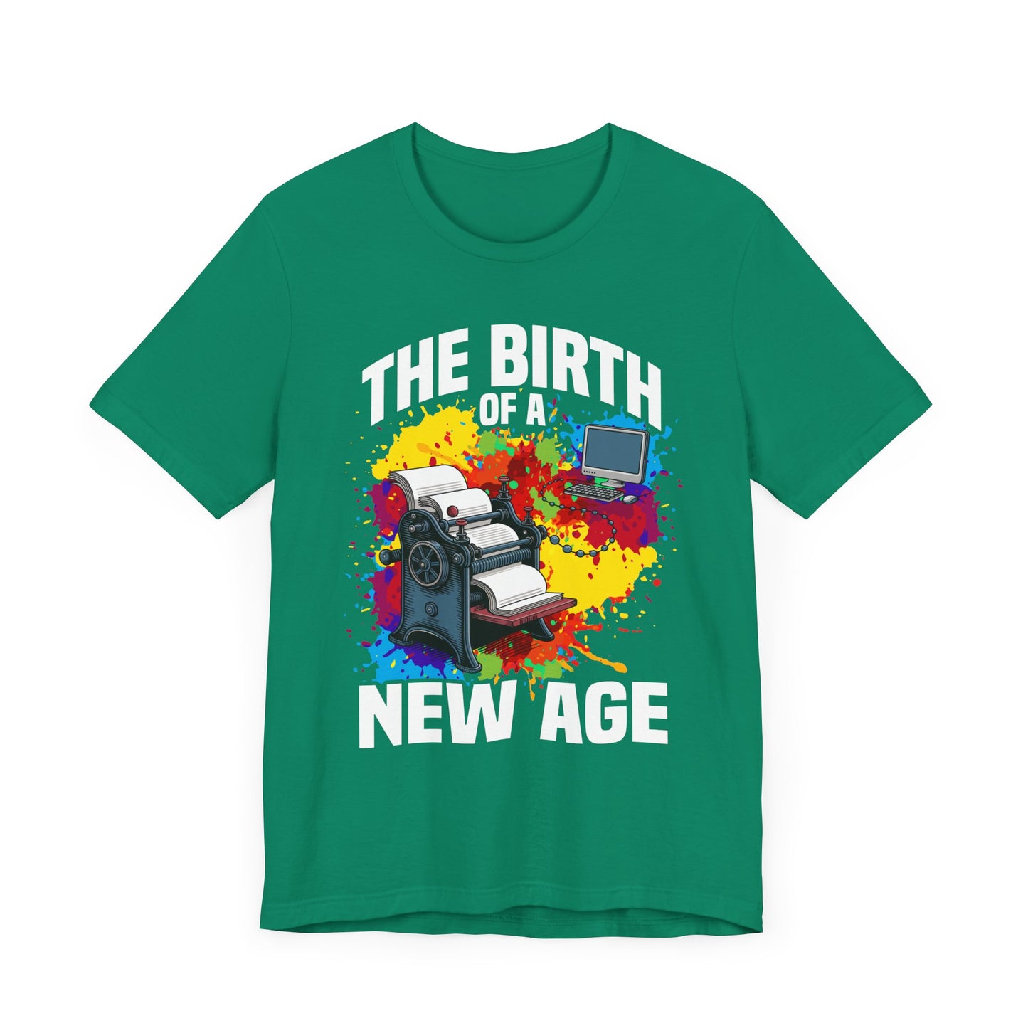 Printing Press Changed Everything Tee, History Milestone Shirt, Literature Revolution Tee, Invention Graphic Top, Educator Gift