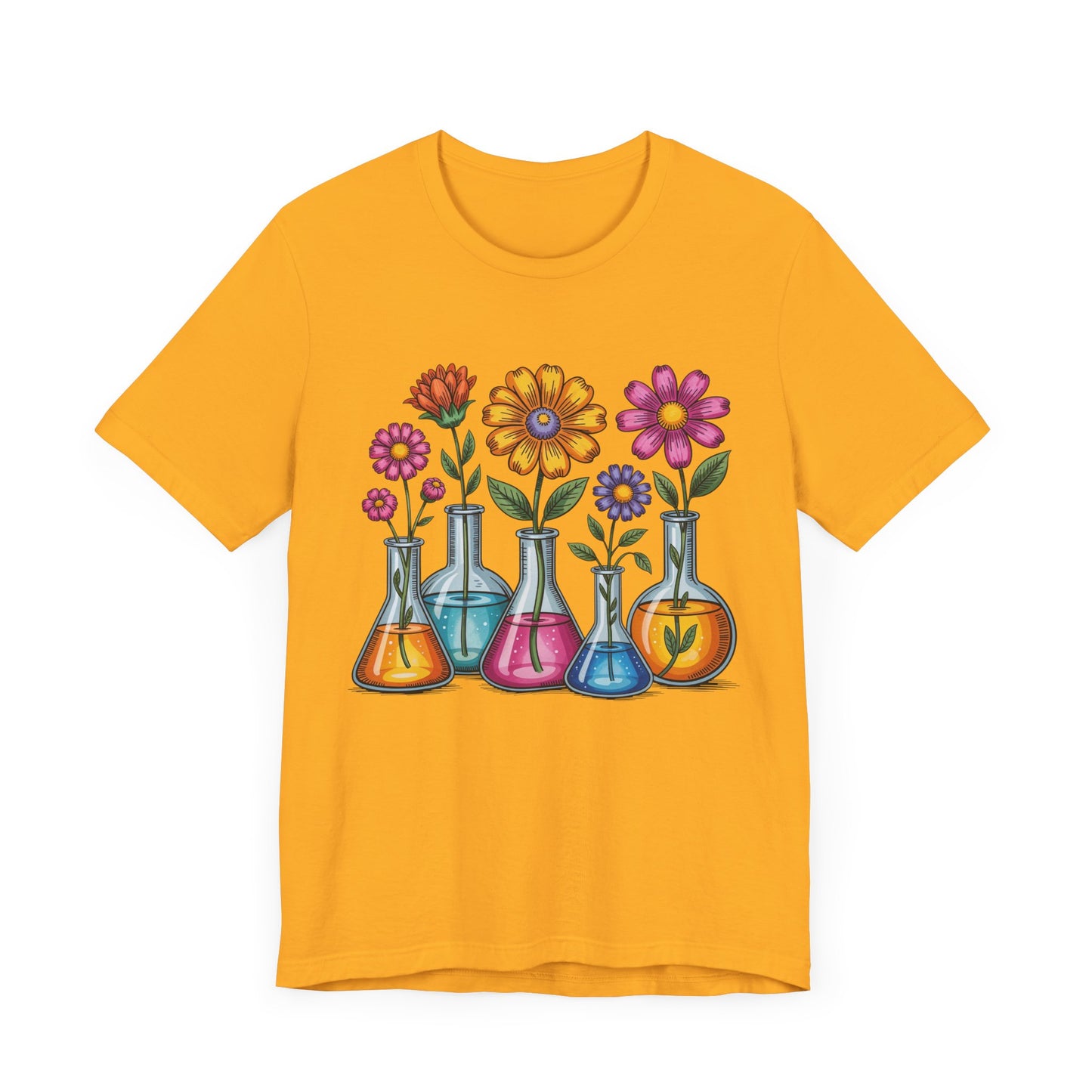 Chemistry Flower Power Shirt – Botanical Science Graphic Tee