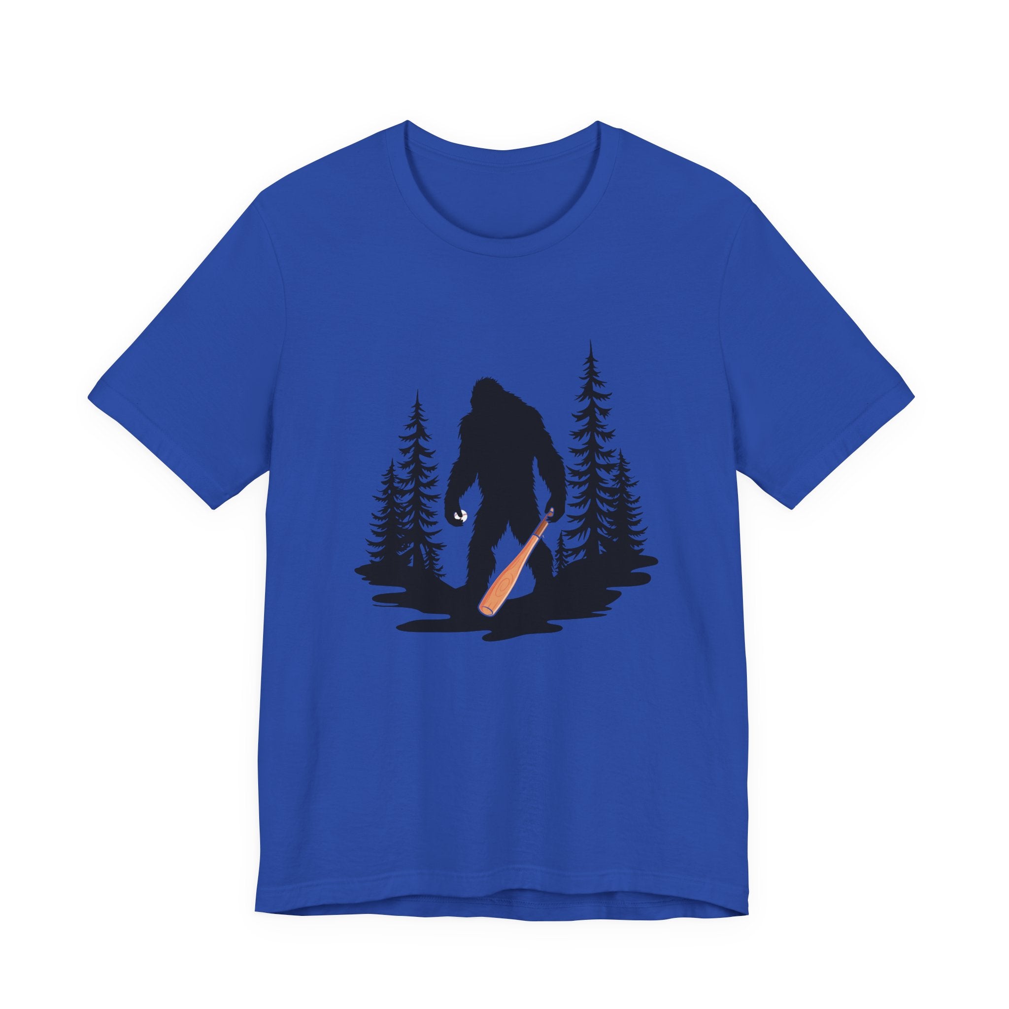 Big Foot Baseball Forest Adventure Tshirt Cryptid Sports Fan Design ...