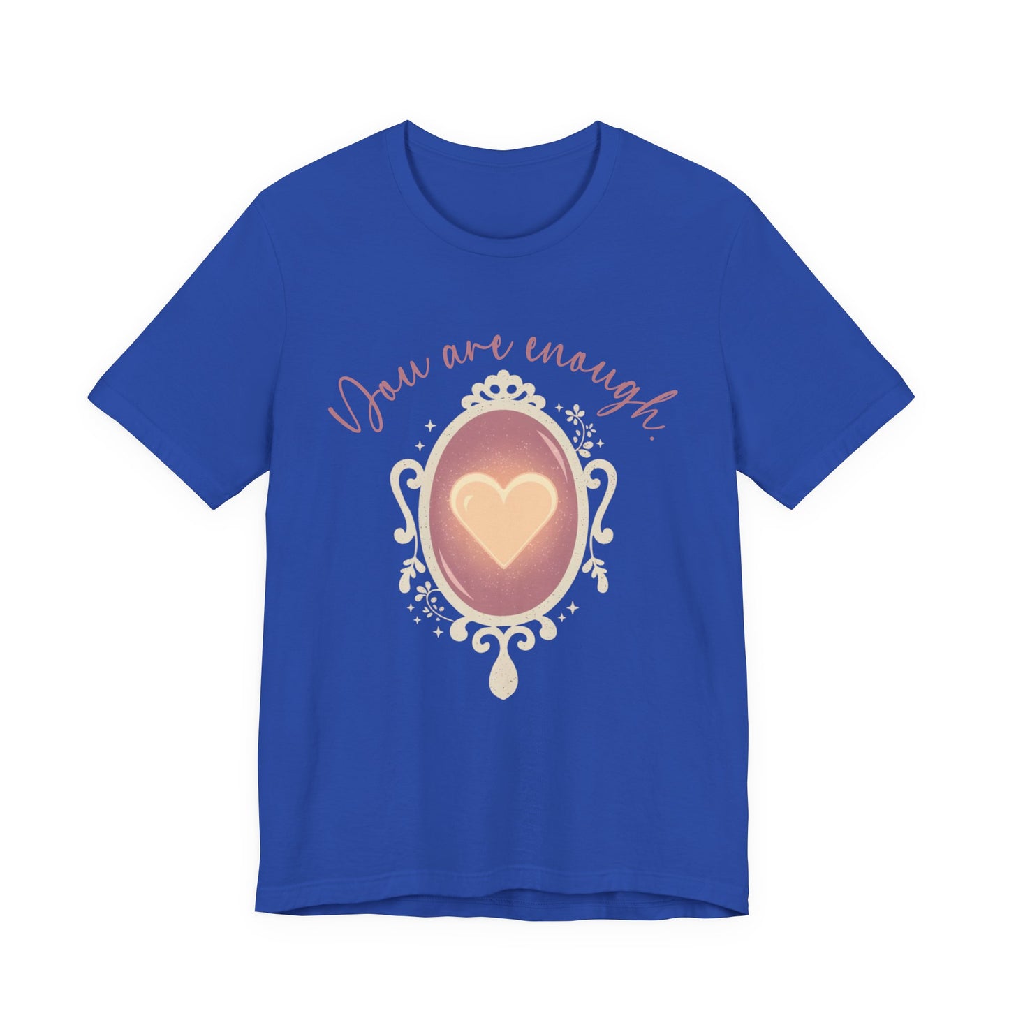You Are Enough – Heart Mirror Self-Love Graphic T-Shirt