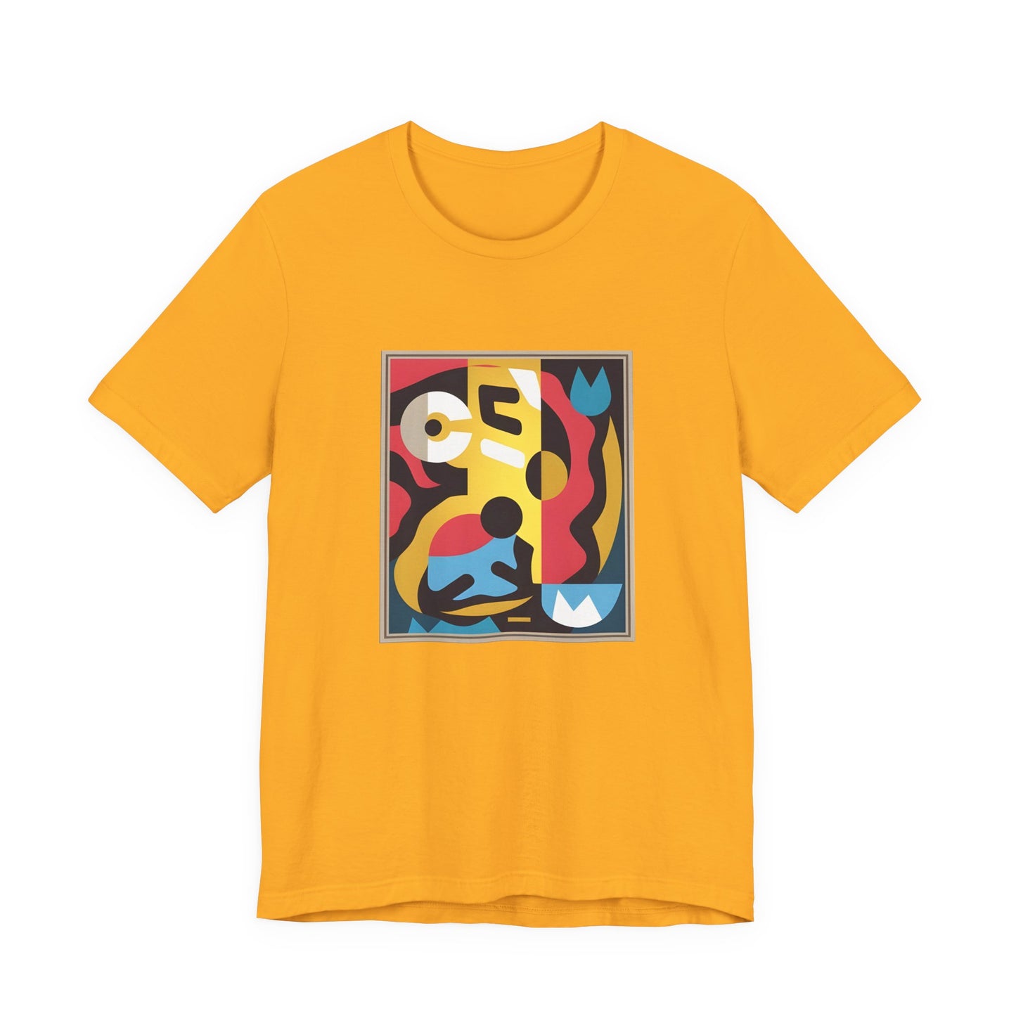 Modern Art Connoisseur Tshirt – Bold Abstract Graphic Design