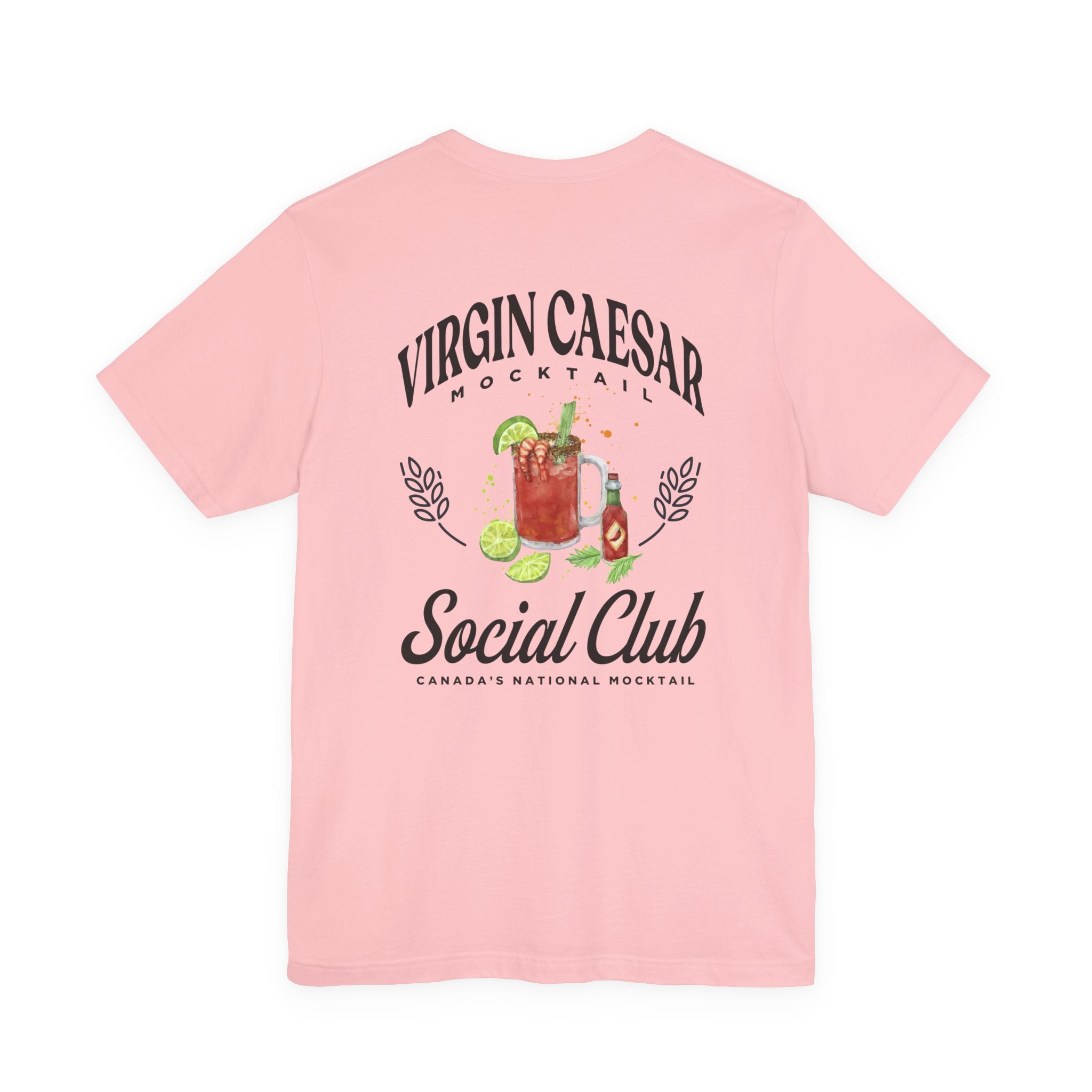 Virgin Caesar Mocktail T-Shirt – Featuring Classic Canadian Drink Graphic