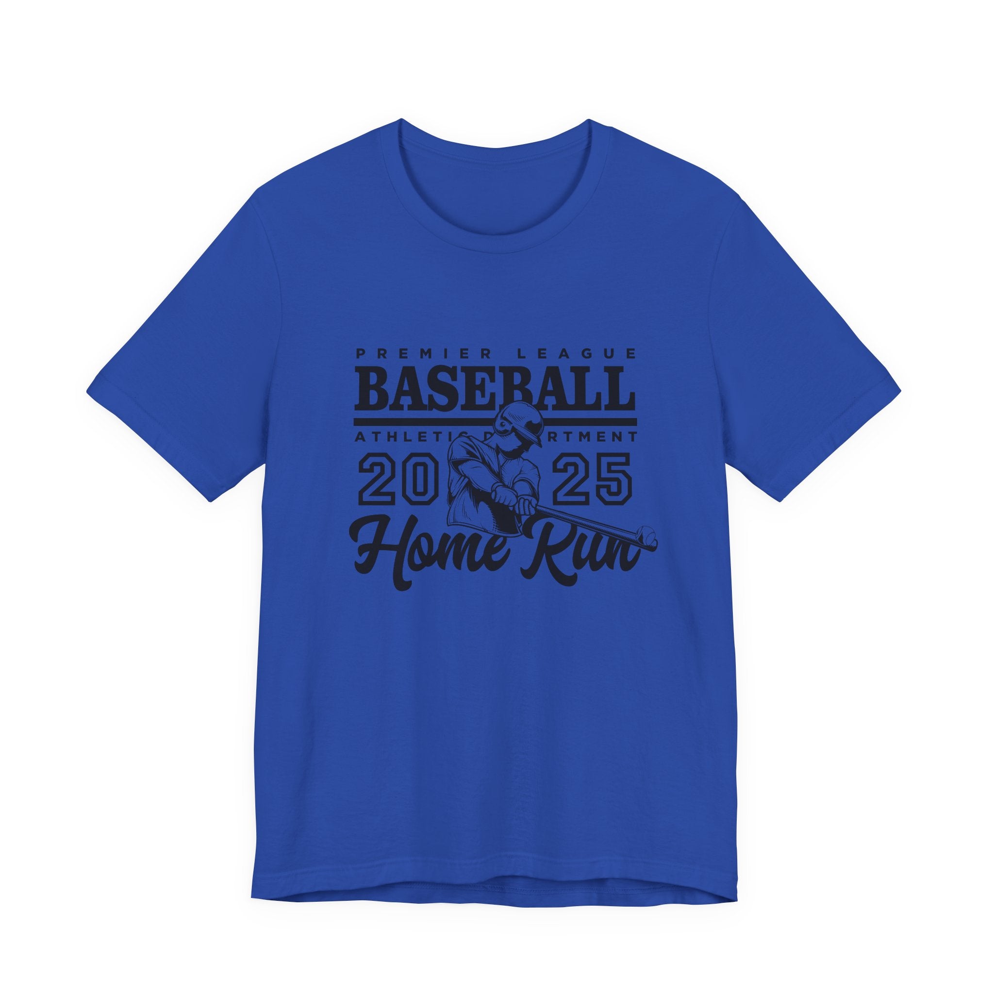 Baseball tshirt - Premier League Basebal l2025 HomeRun Tshirt Baseball Player Graphic with Bold Text Background