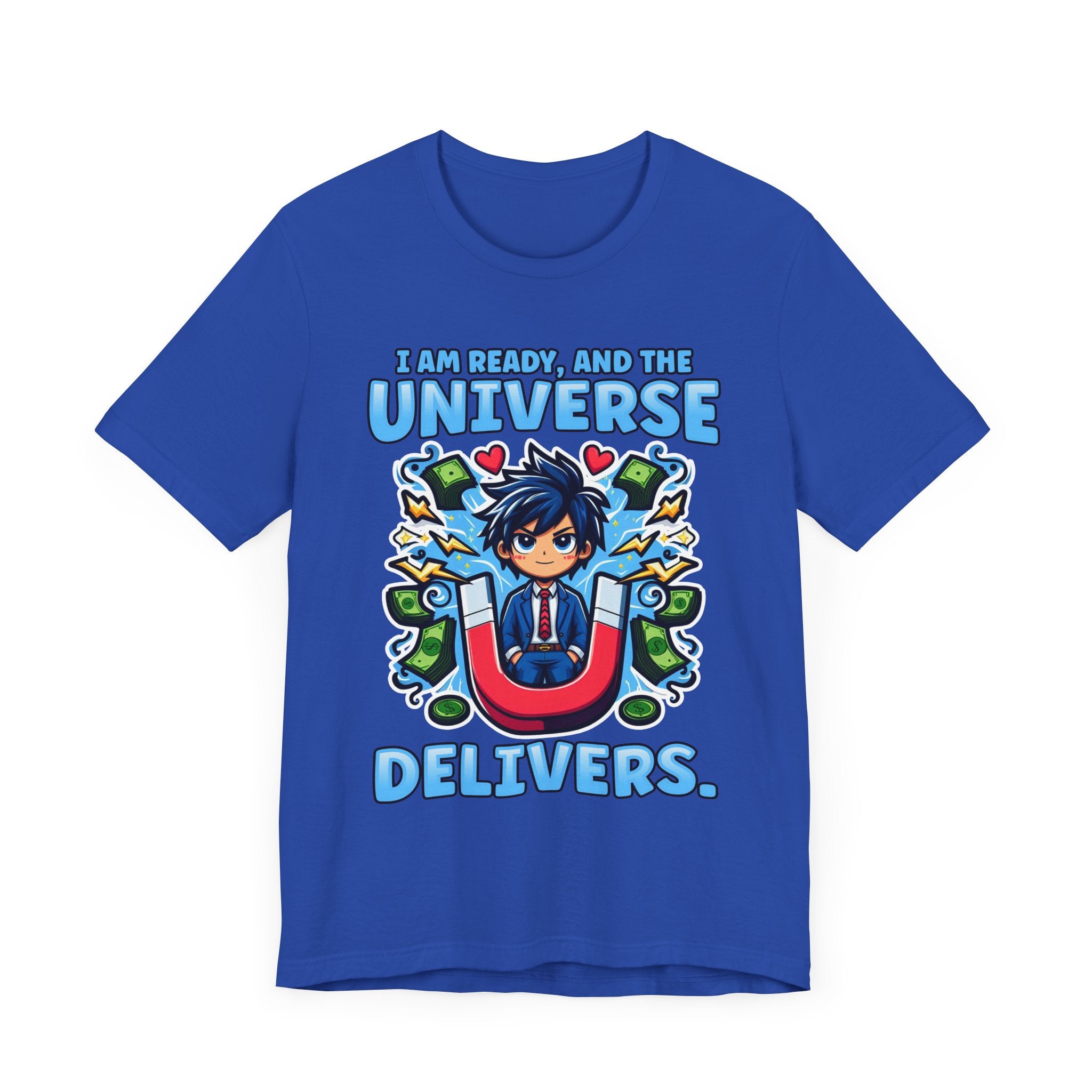 I Am Ready and the Universe Delivers Shirt, Manifestation Tee, Spiritual T Shirt, Law of Attraction Shirt, Cosmic Belief Gift