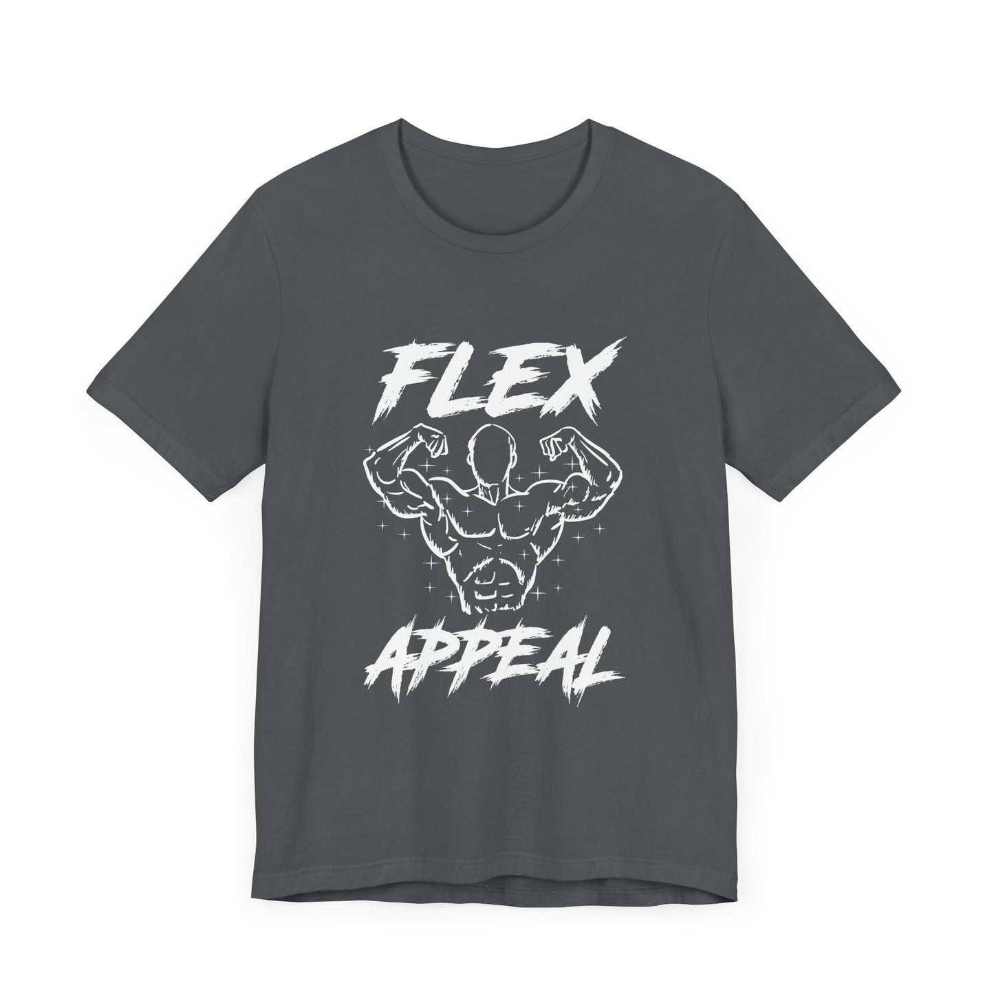 Flex Appeal Shirt, Bodybuilding Strength Tee, Muscle Gym Graphic T Shirt, Fitness Training Apparel, Lifting Workout Top