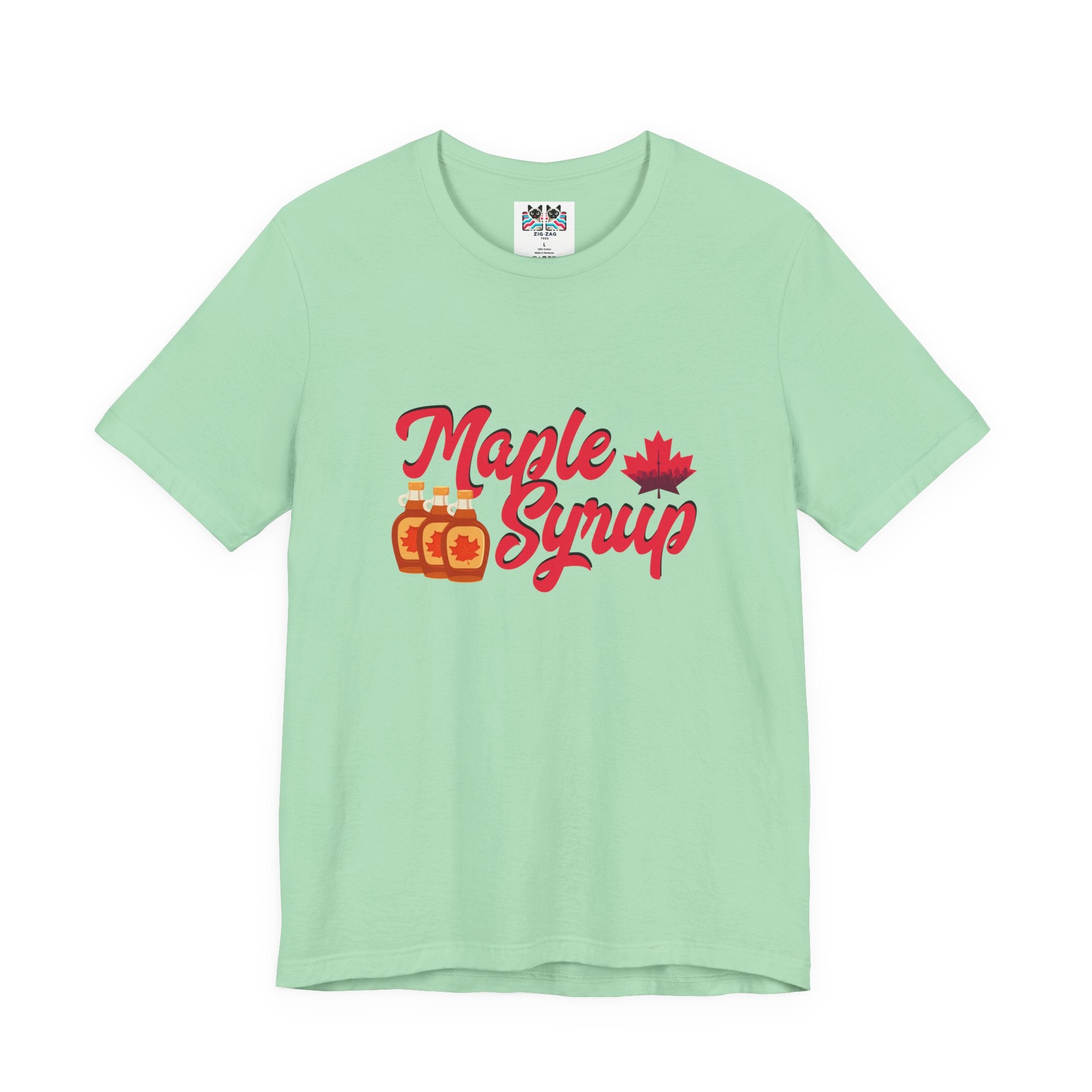 Maple Syrup Breakfast Lovers Tshirt – Waffles, Pancakes & Yogurt