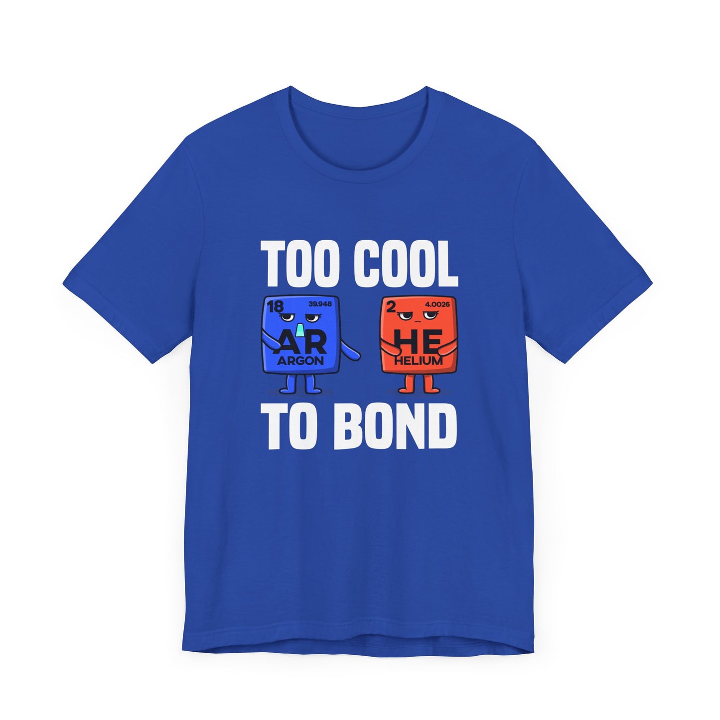 Noble Gases Don’t React Tee, Chemistry Joke Shirt, Science Humor Graphic Tee, Periodic Table Funny Top, Geek Gift