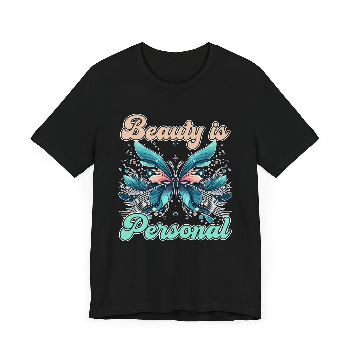 Beauty is Personal | Abstract Butterfly Graphic T-Shirt