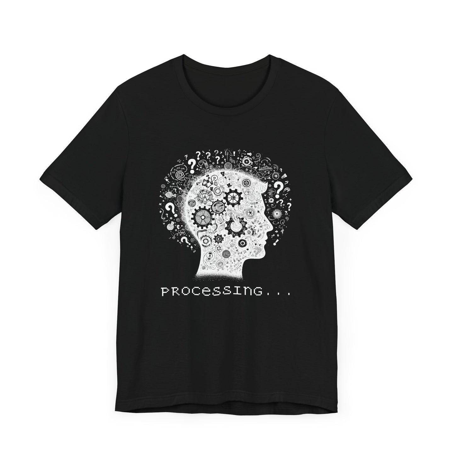 Processing... | Quirky Thinking Face T-Shirt