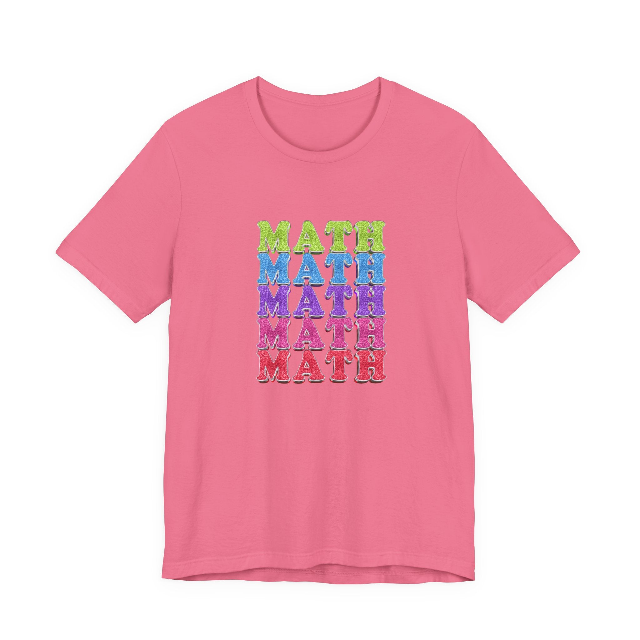 Math Repeated Tshirt – Bold Typography Design for Math Enthusiasts