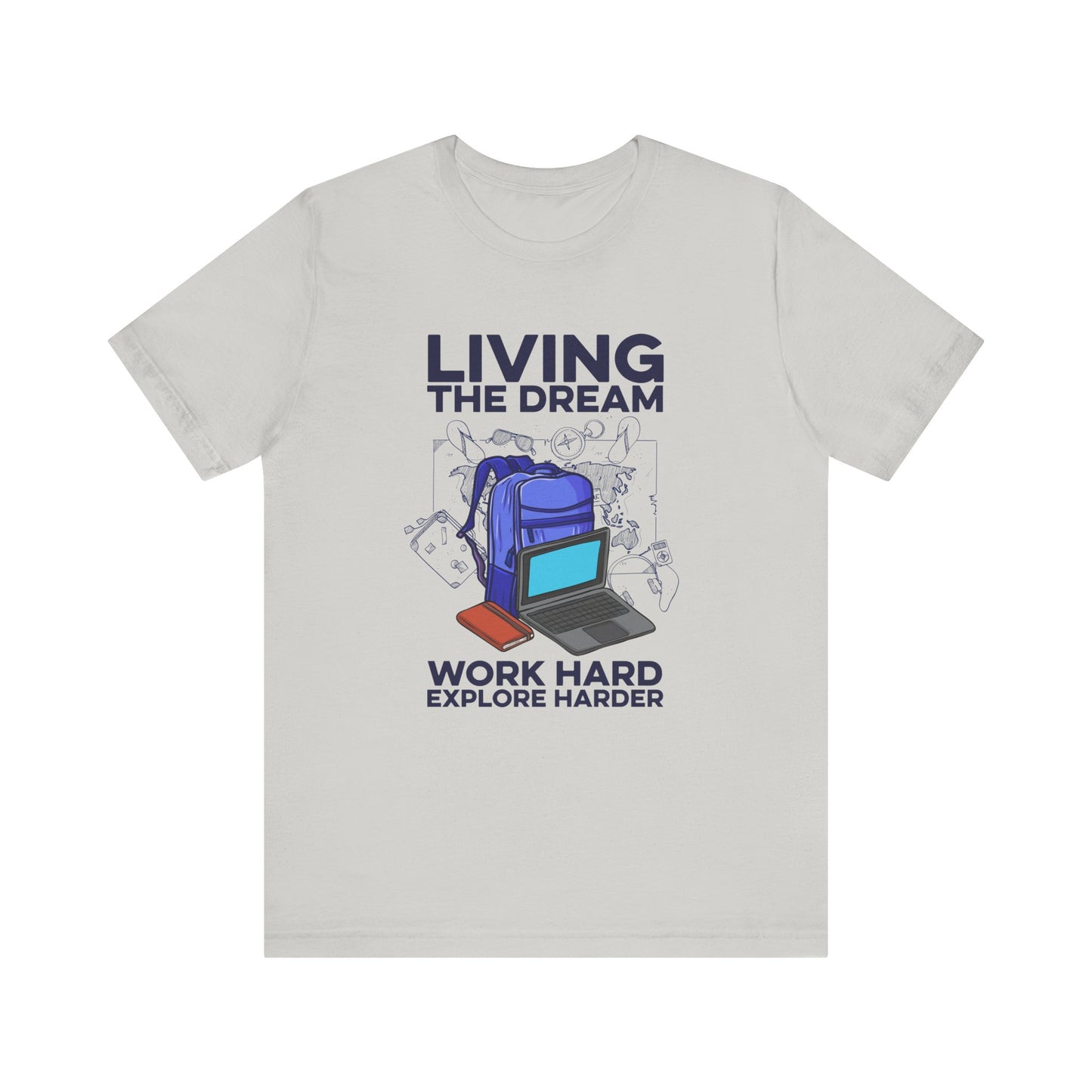 Living the Dream   Official Graphic Statement Tee for Bold Minds, Modern Thinkers, and Everyday Expression Everywhere