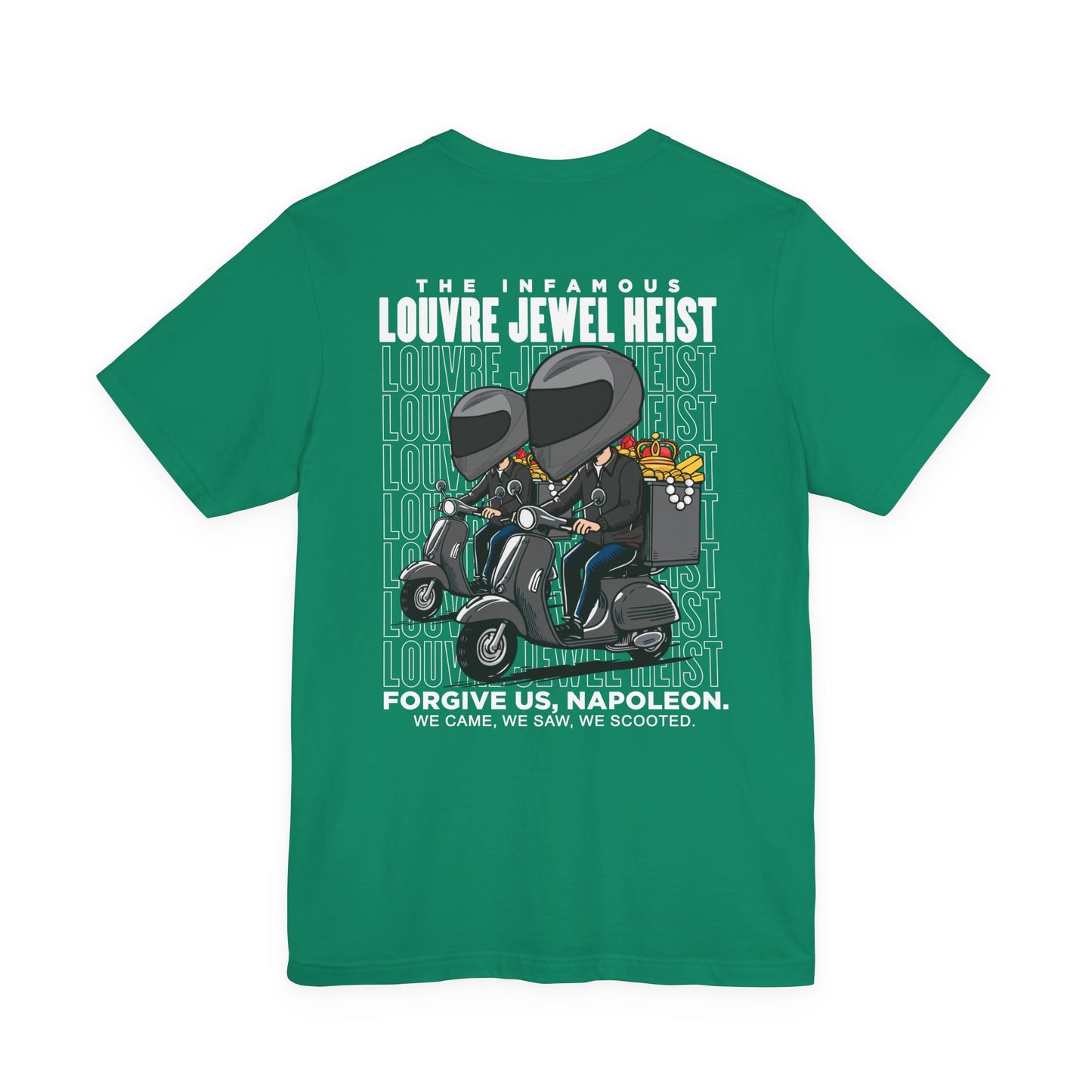 The 7 Minutes Louvre Jewel Heist – Napoleon’s Paris Getaway Tee