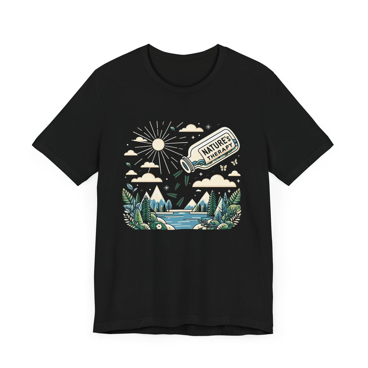 Nature’s Therapy | Pouring into Lake Graphic T-Shirt