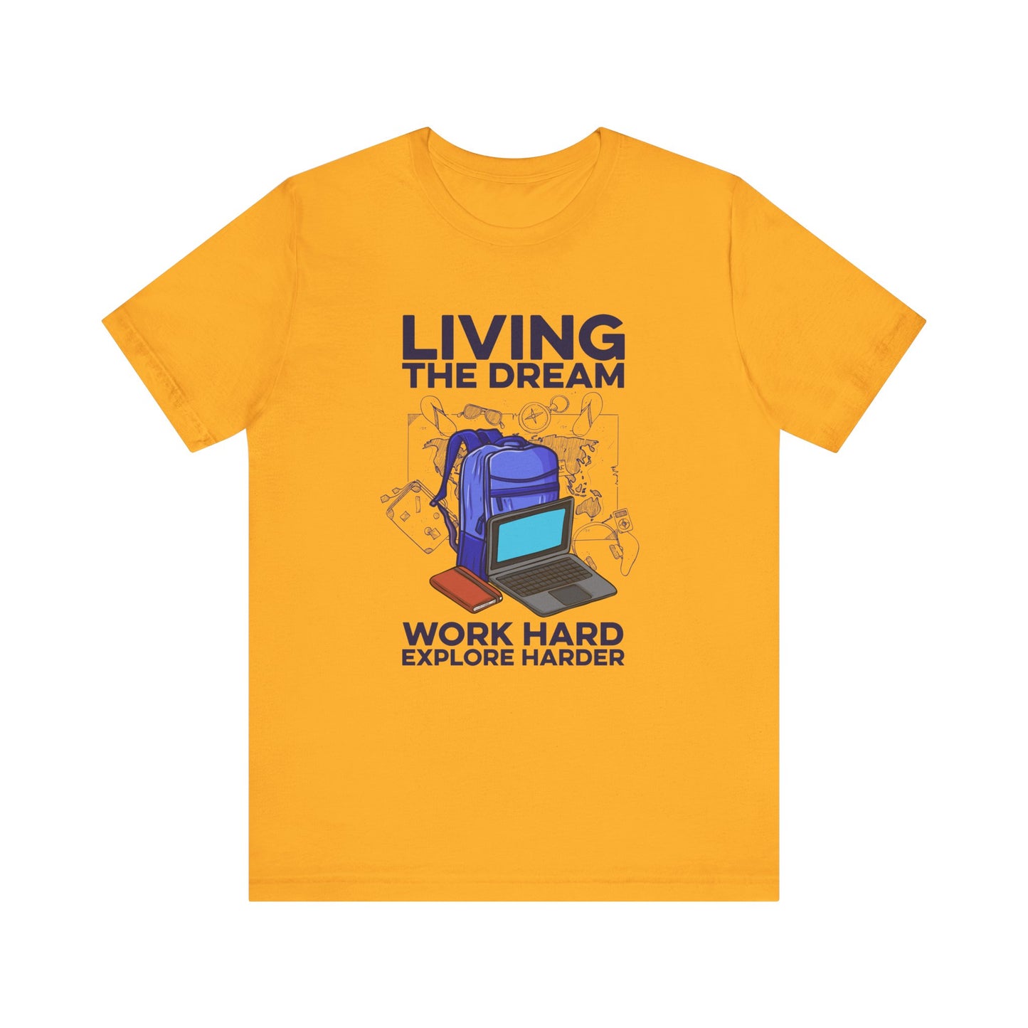 Living the Dream   Official Graphic Statement Tee for Bold Minds, Modern Thinkers, and Everyday Expression Everywhere