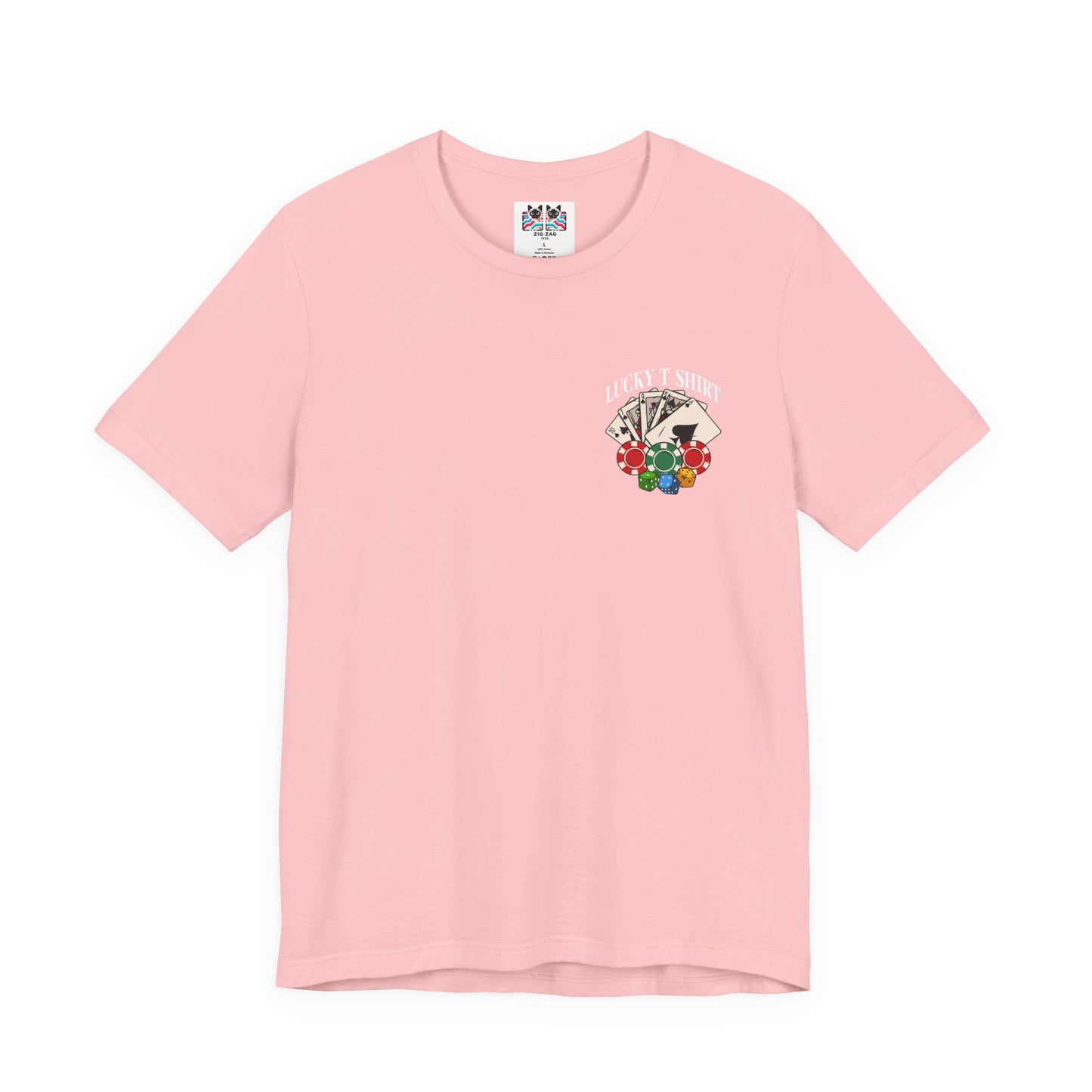 Lucky Shirt T-Shirt - Gamble With My Lucky Shirt Front Back Casino Superstition