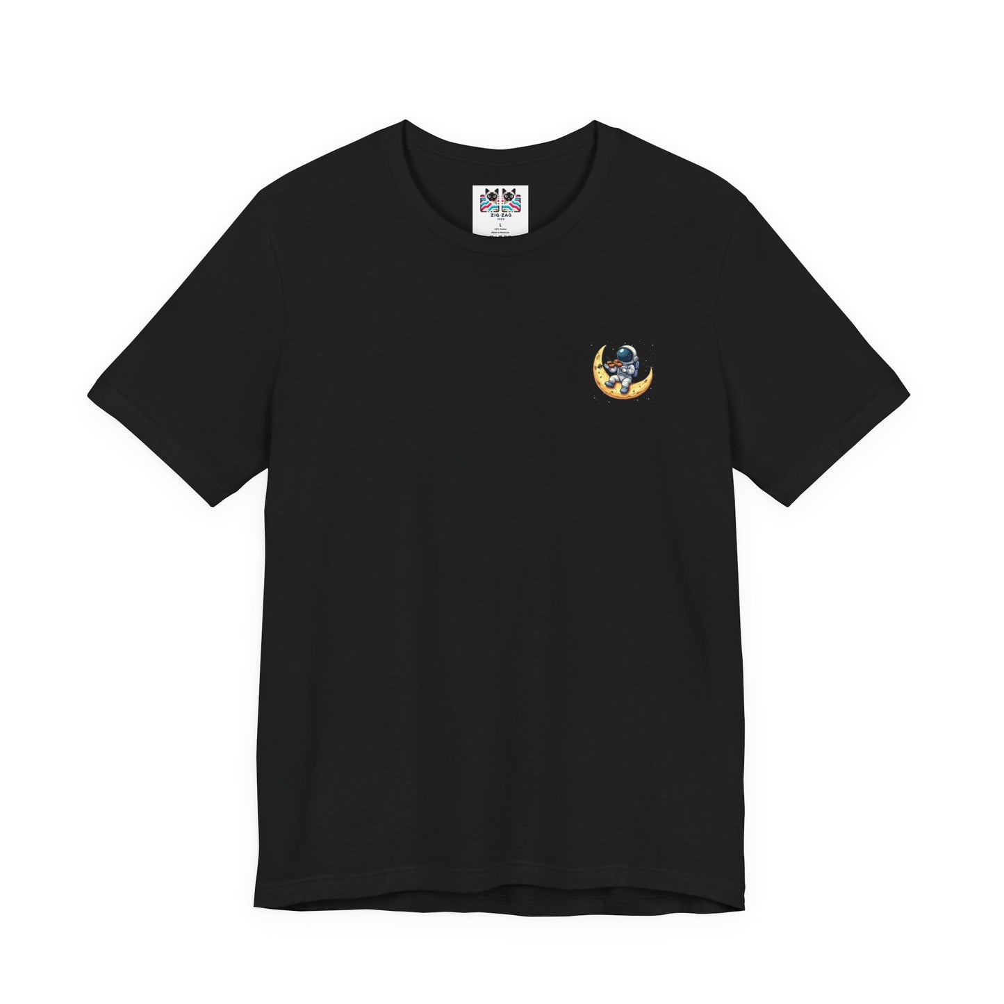 Zero Gravity Infinite Melody T-Shirt – Astronaut Violinist on Crescent Moon