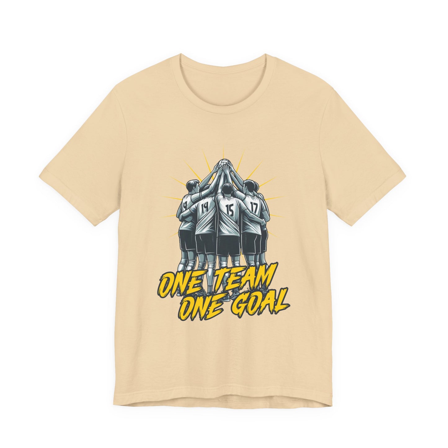 One Team One Goal – Team Huddle Unity Graphic T-Shirt