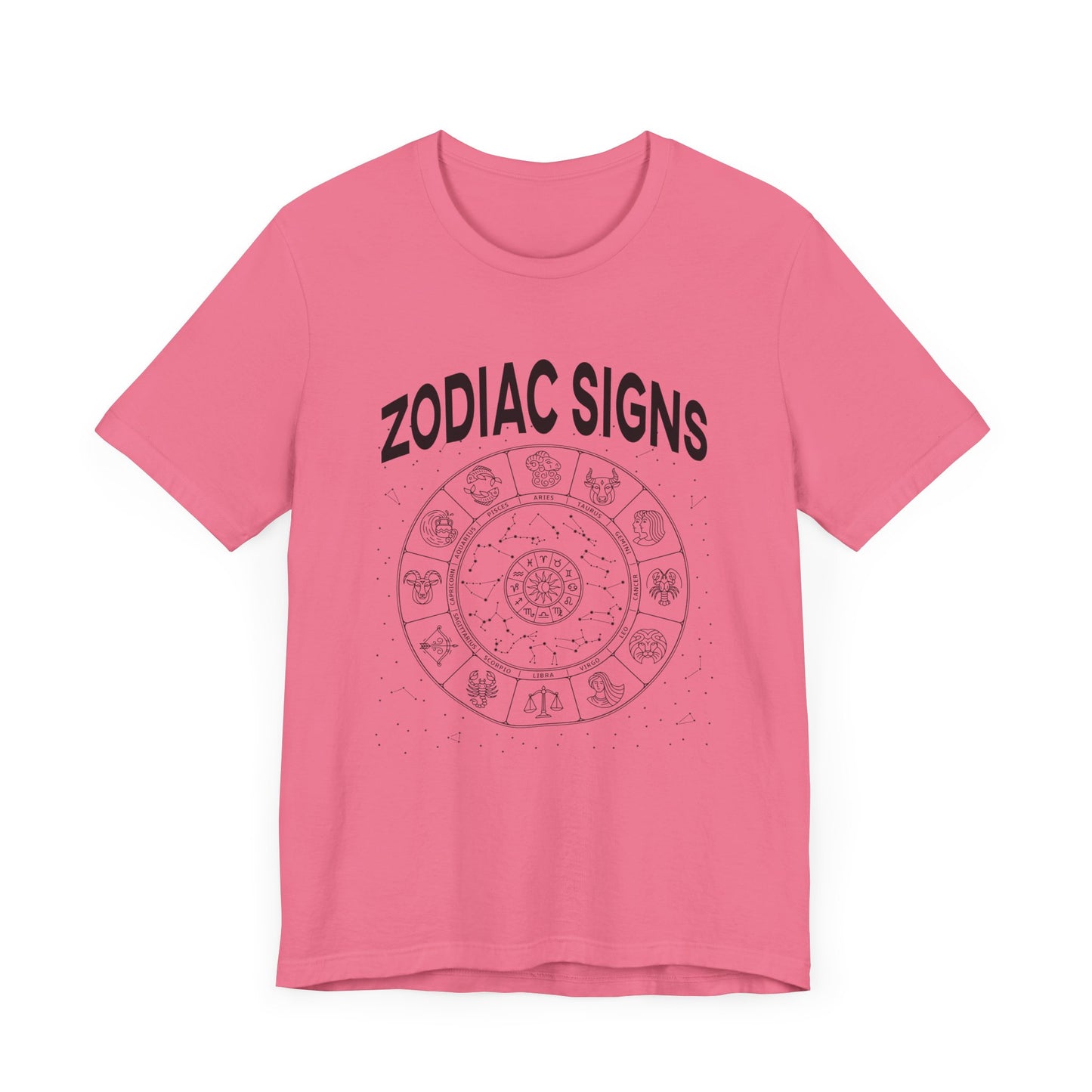 The Zodiac and the Stars Tee, Astrology Graphic Shirt, Celestial Alignment Top, Horoscope Energy Tee, Cosmic Belief Gift
