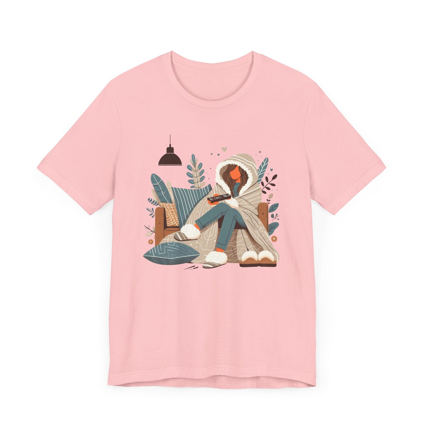 In My Lazy Era Relax and Unwind | Girl on Sofa with Remote Graphic T-Shirt