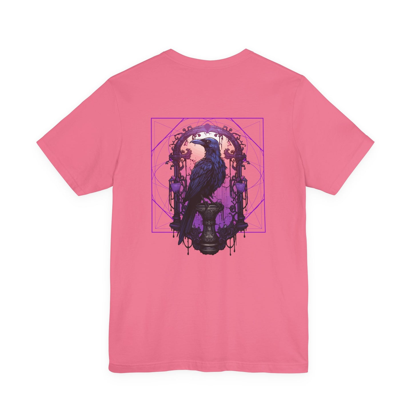 Moonlit Crow Purple Night T-Shirt