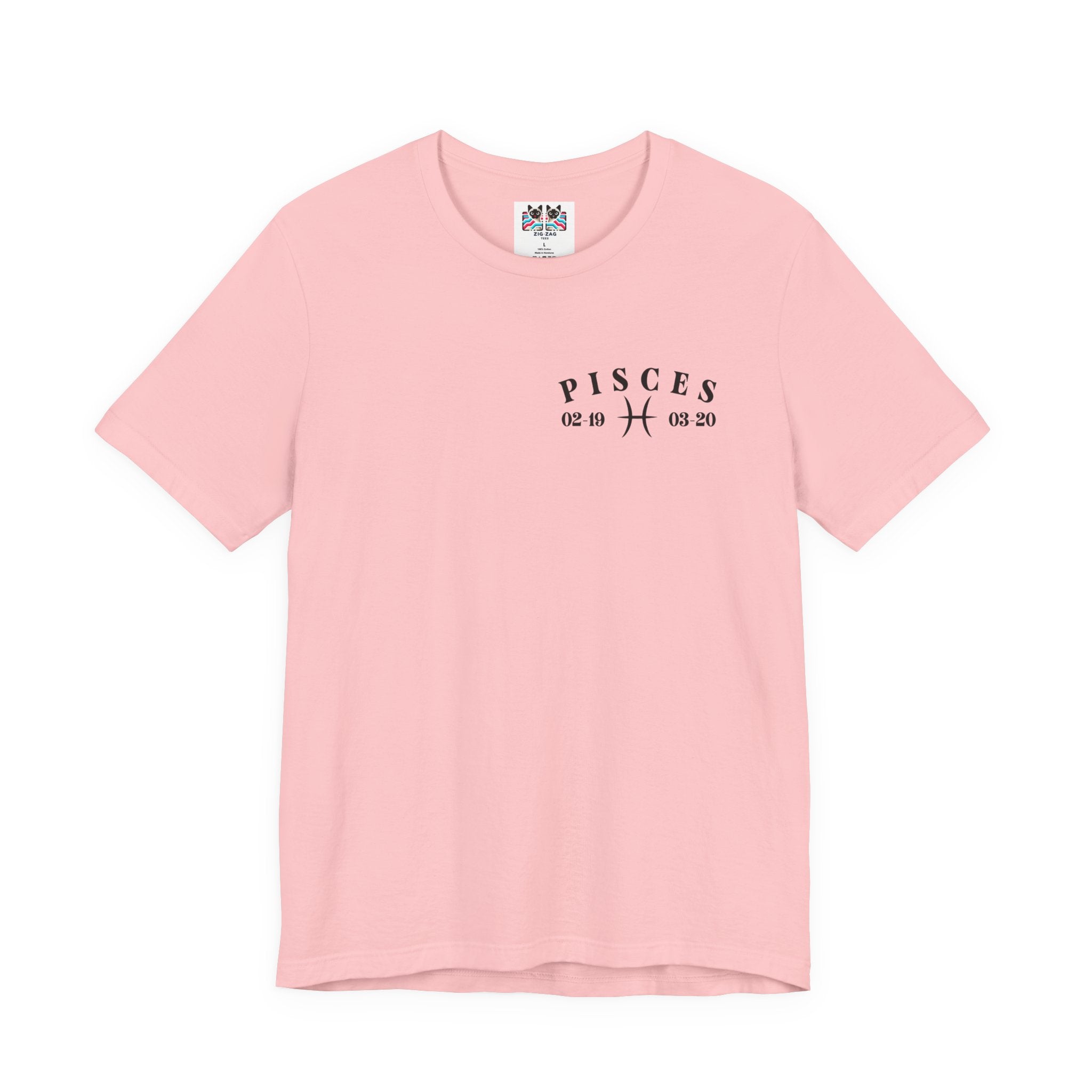 Pisces Constellation & Floral Zodiac T-Shirt – February 19 to March 20
