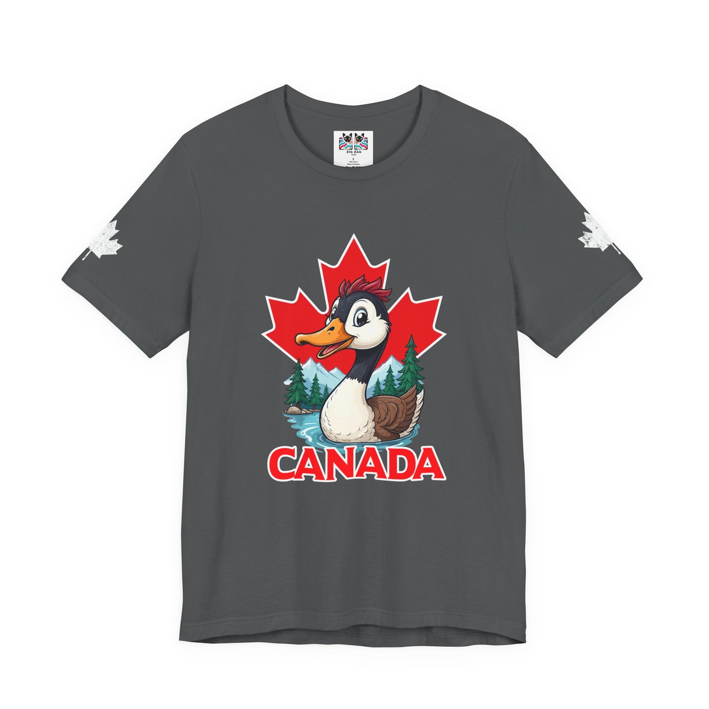 Canada Maple Duck Cartoon T-Shirt