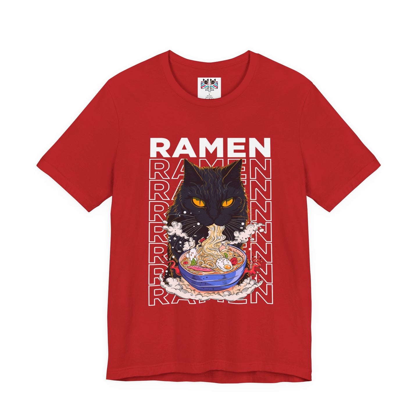 Ramen Cat Noodles Japanese Food Lover T-Shirt