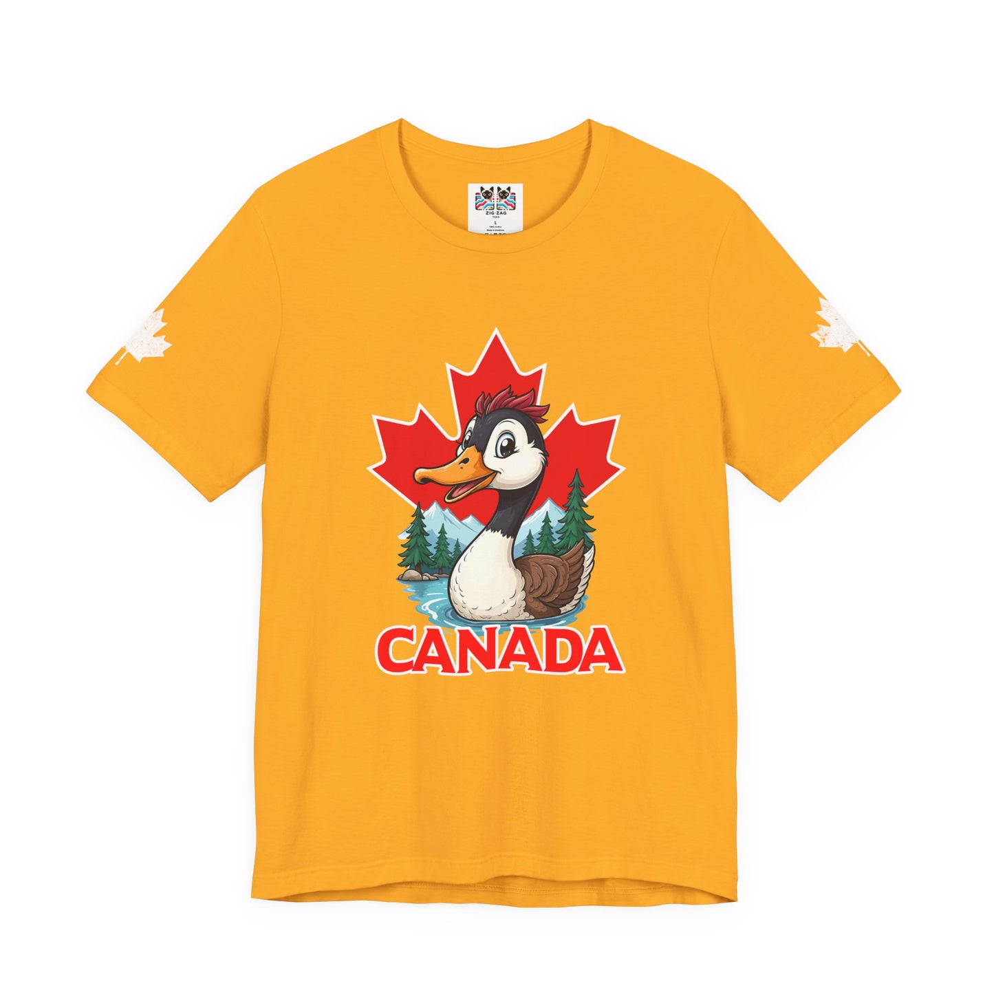 Canada Maple Duck Cartoon T-Shirt