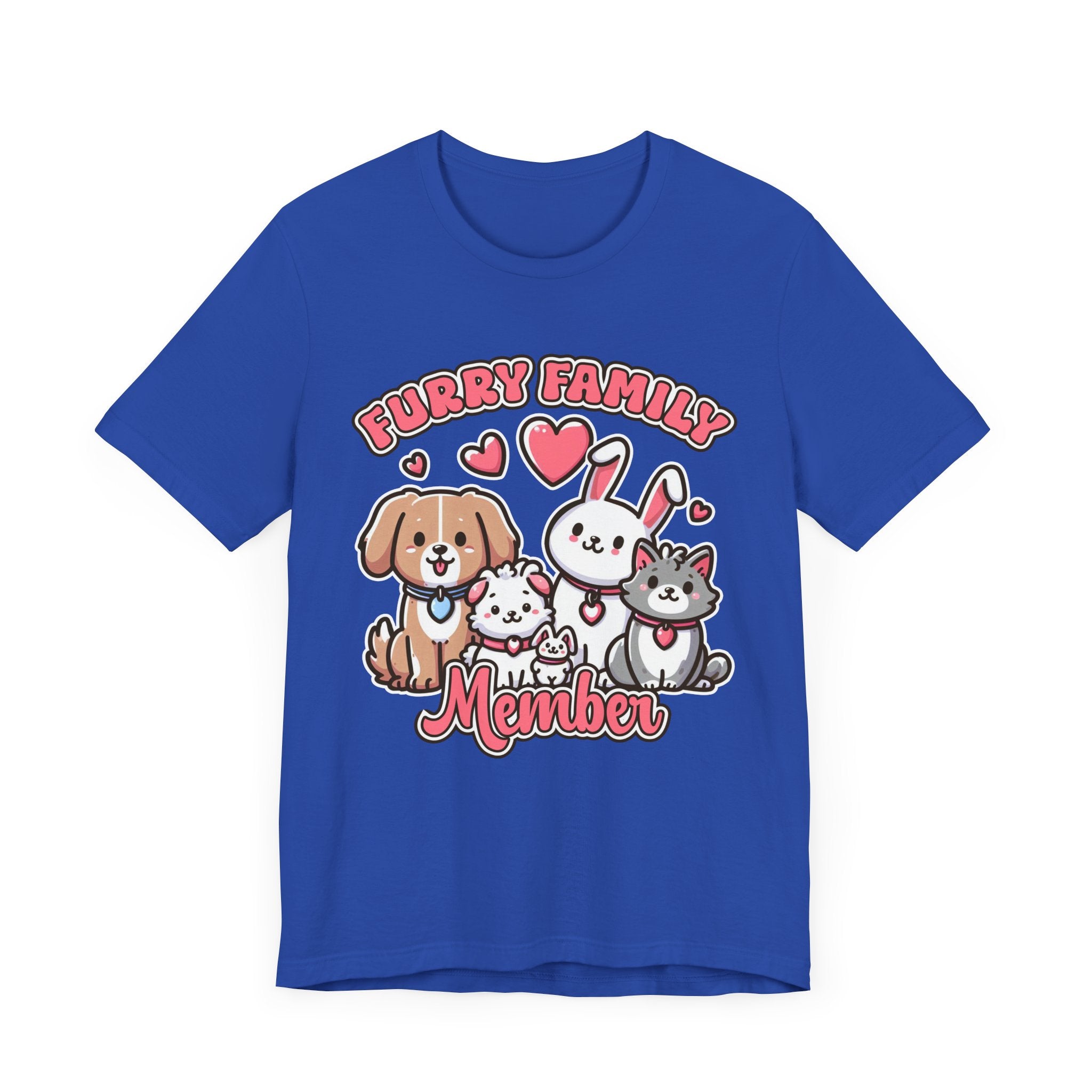 Furry Family Member | Group of Pets Graphic T-Shirt