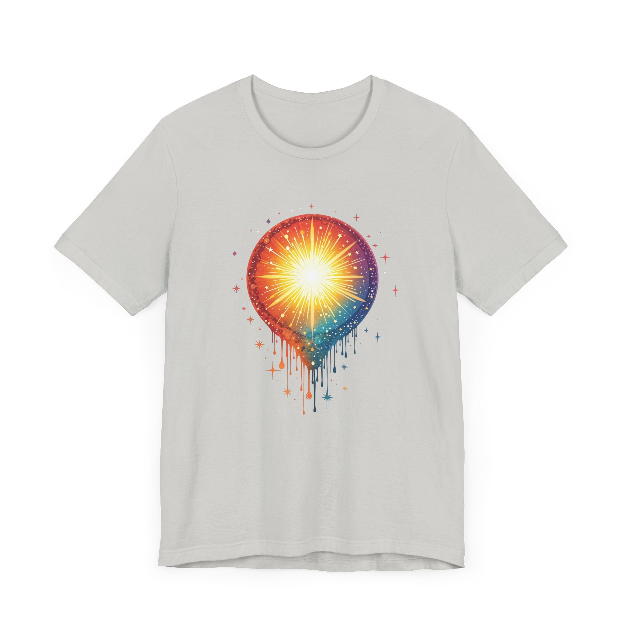 Colorful Aura Drip – Vibrant Spiritual Energy Graphic T-Shirt