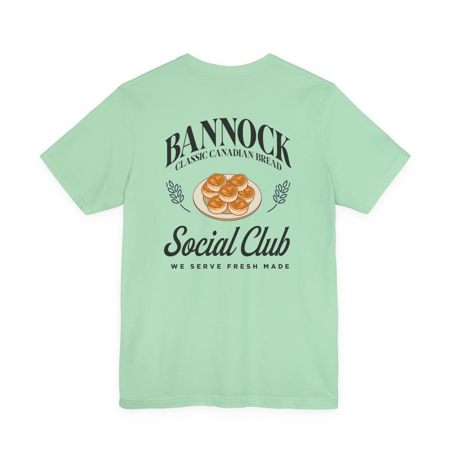 Bannock Classic Canadian Bread T-Shirt – Featuring Traditional Bread Graphic