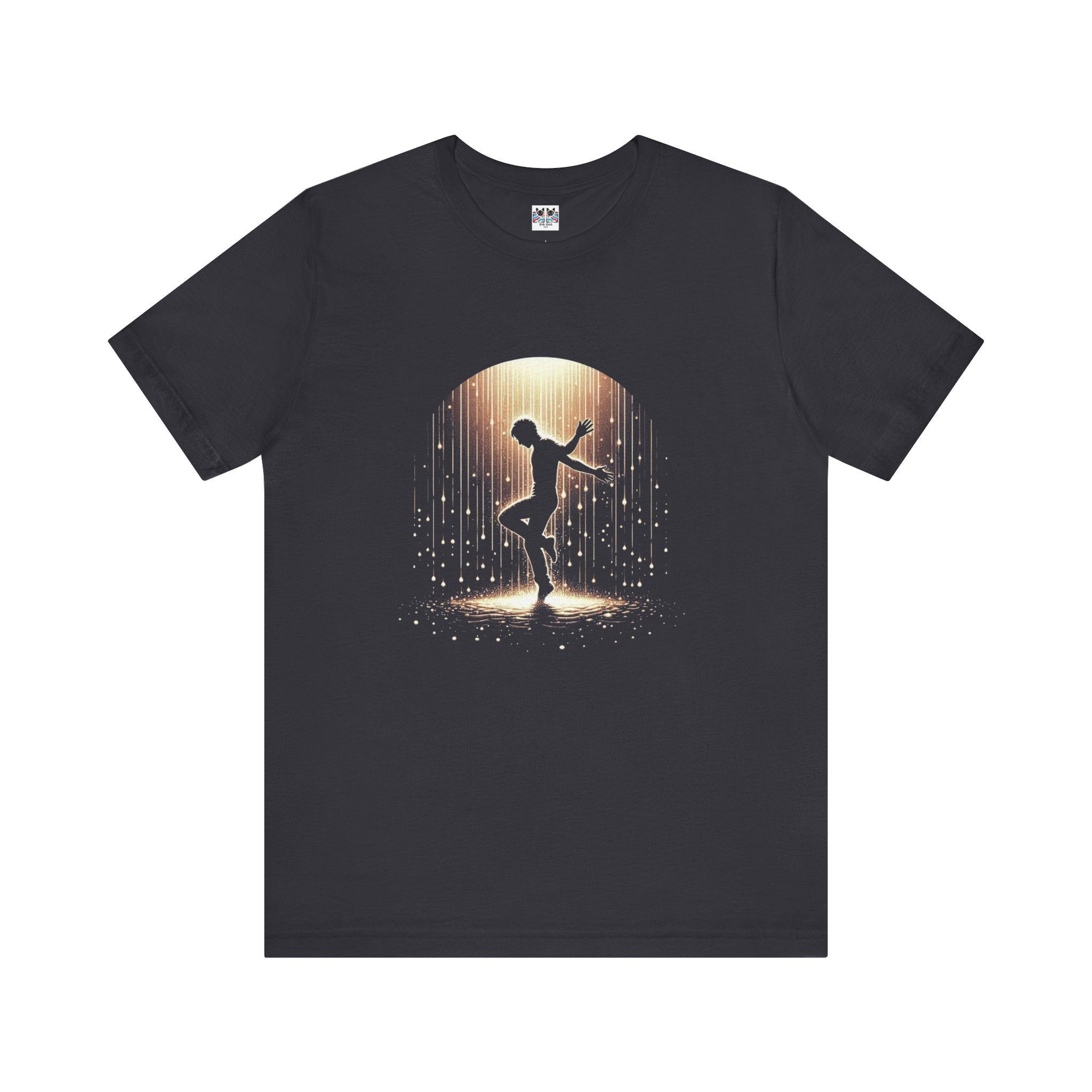 Rain and Radiance Inspiring Silhouette Dance Through the Storm T-Shirt