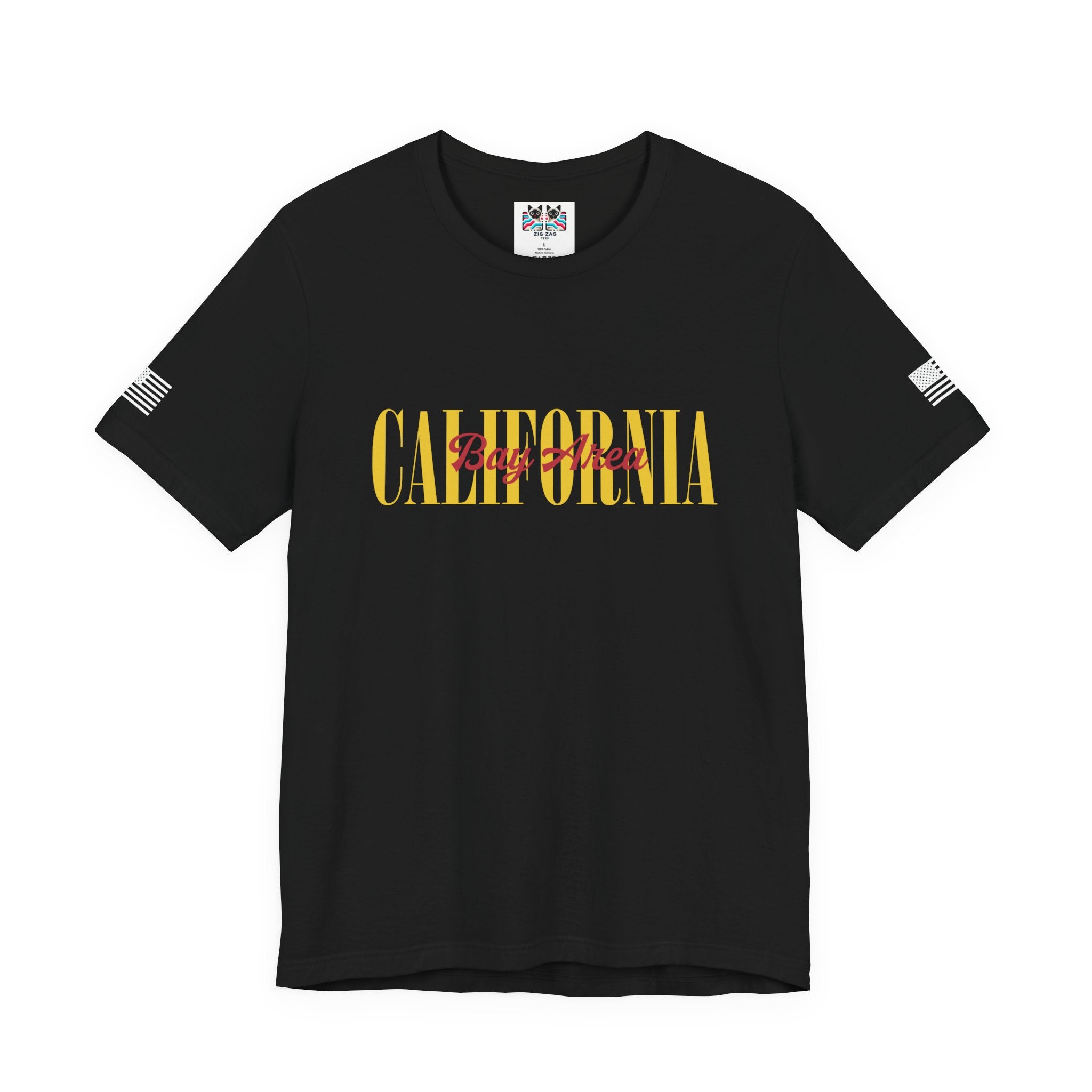 California Bay Area T-Shirt – Bold Varsity Style Graphic Tee