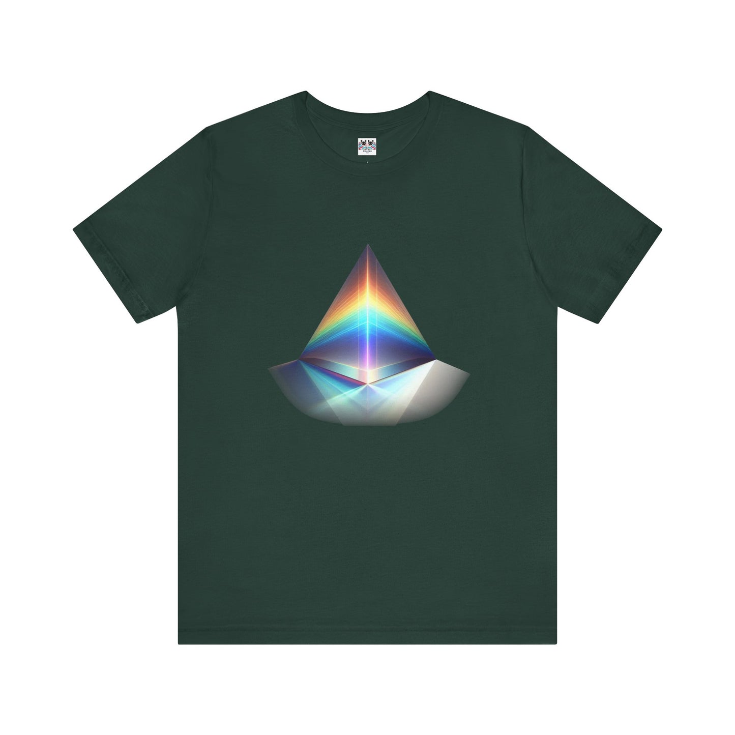 Prism Reflection Light Spectrum Art T-Shirt