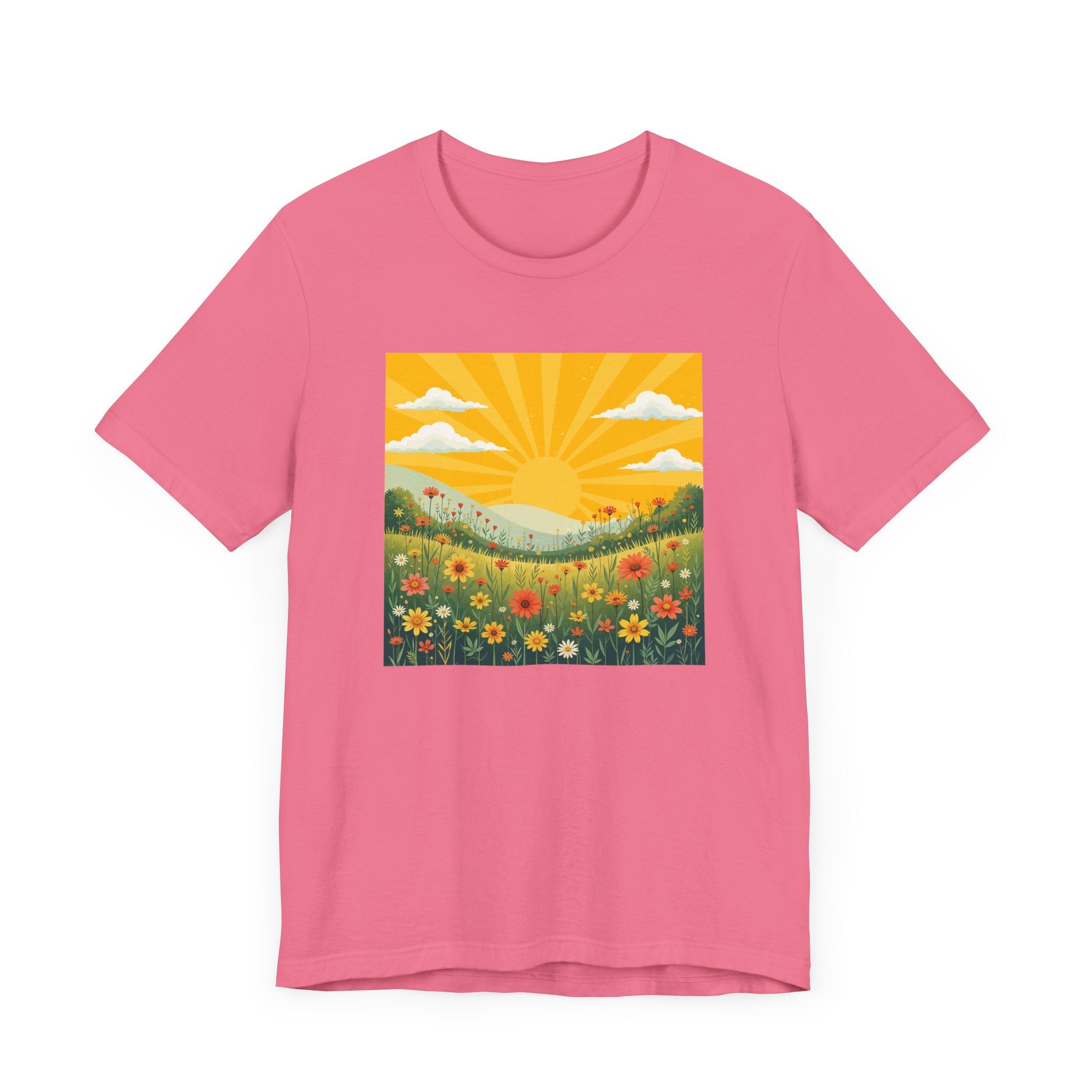 Spring in Full Bloom Tee, Seasonal Vibe Shirt, Floral Mood Top, Happy Growth Graphic Tee, Garden Lover Gift Shirt